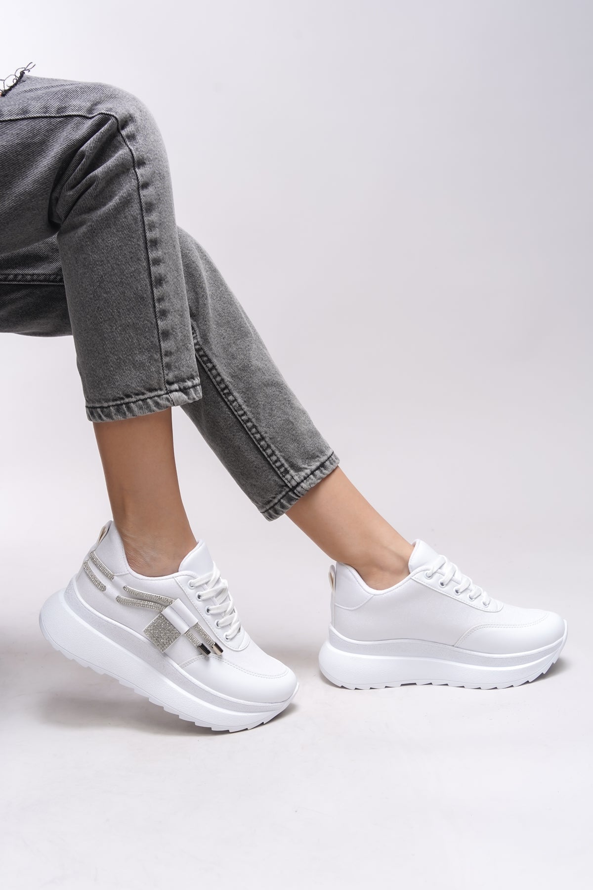 Riccon Lesreene Kadın Sneaker 0012220s Beyaz - Riccon