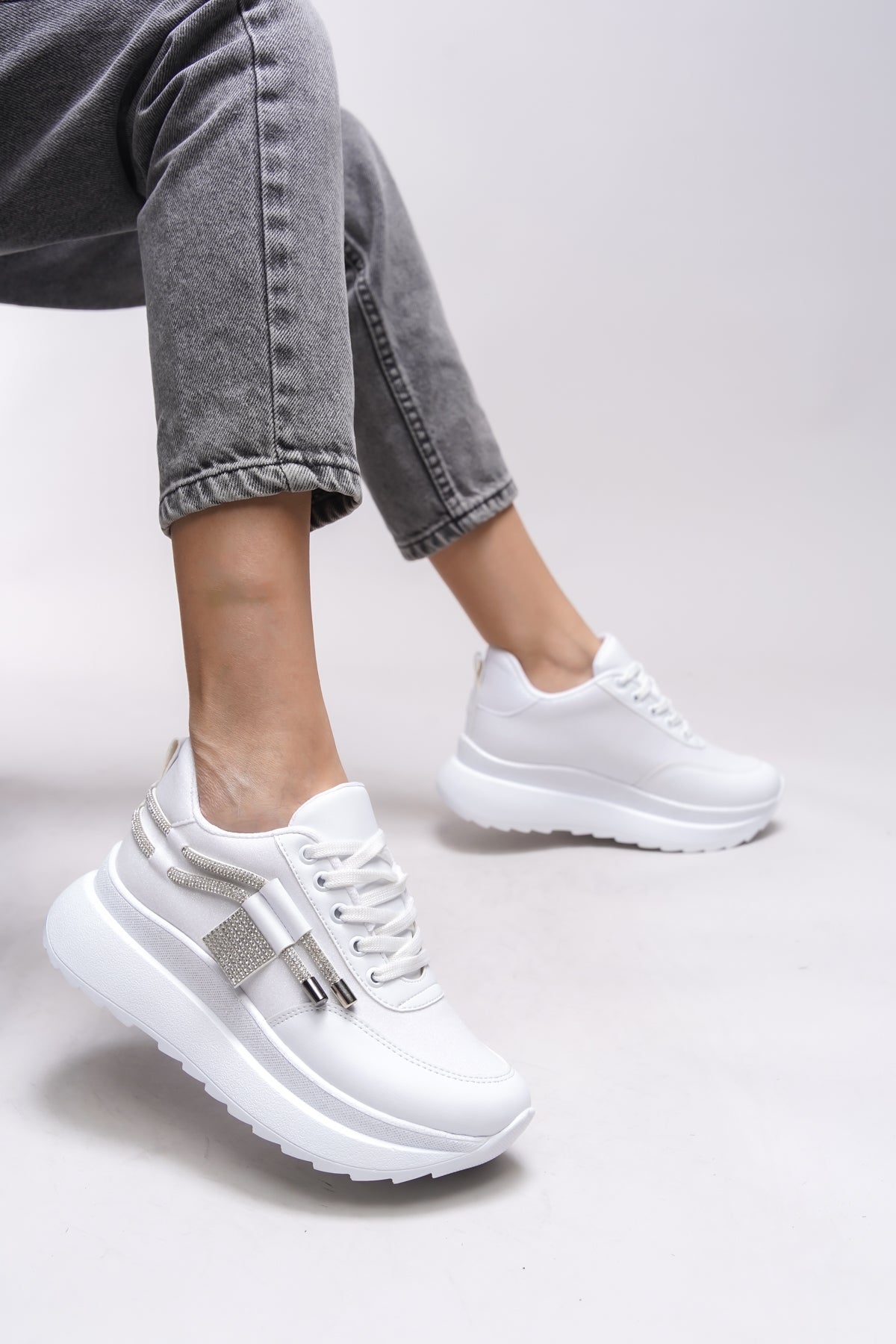 Riccon Lesreene Kadın Sneaker 0012220s Beyaz - Riccon