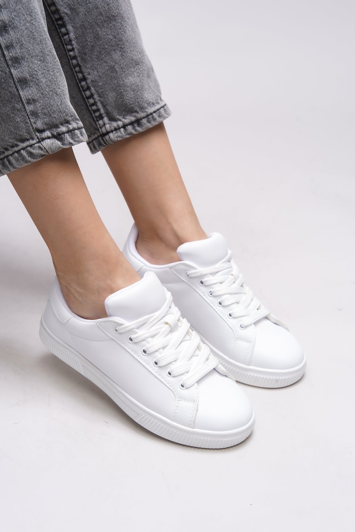 Riccon Meshronei Kadın Sneaker 0012601 Beyaz - Riccon