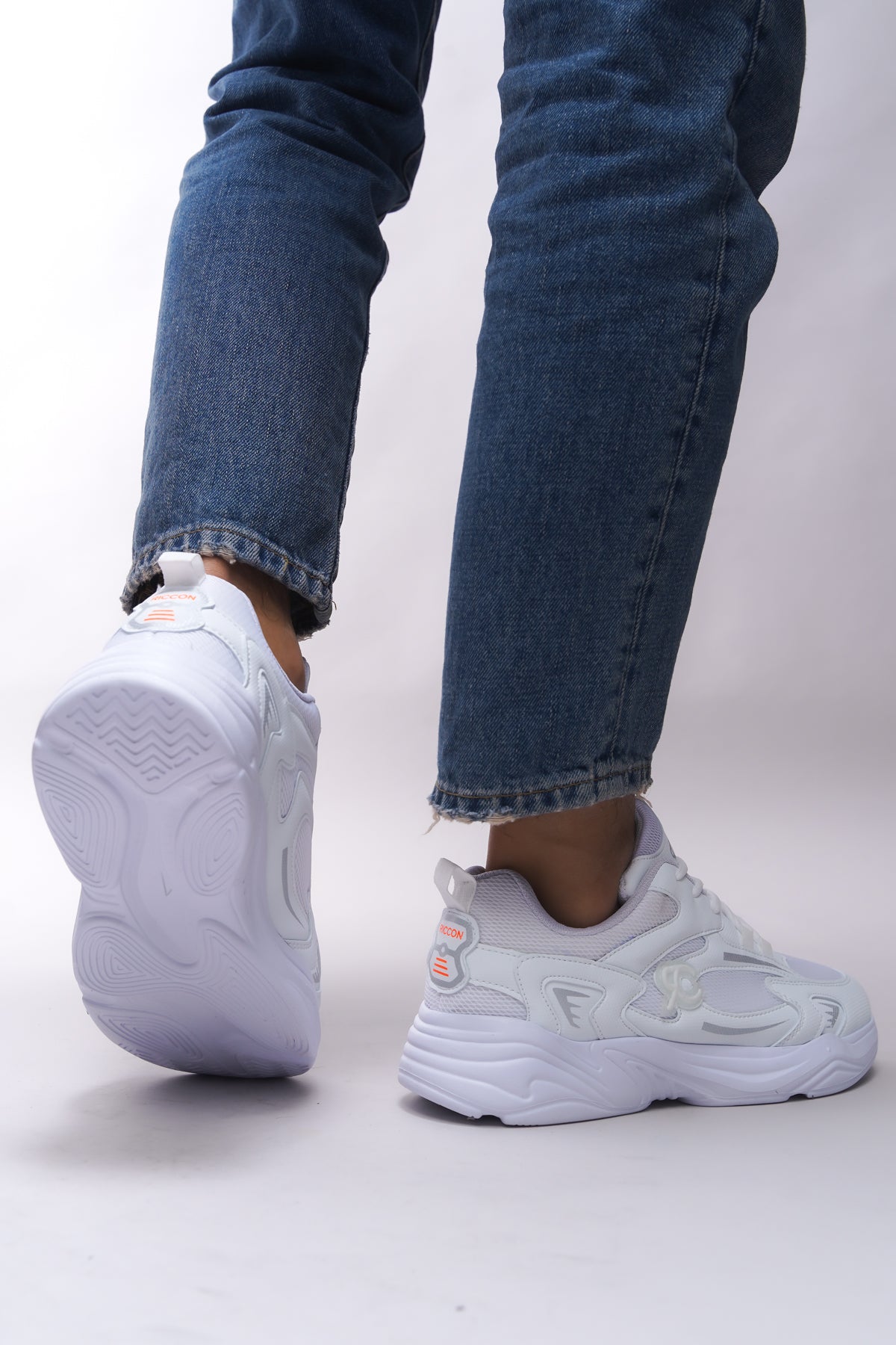 Riccon Niknaith Unisex Sneaker 0012725 Beyaz - Riccon