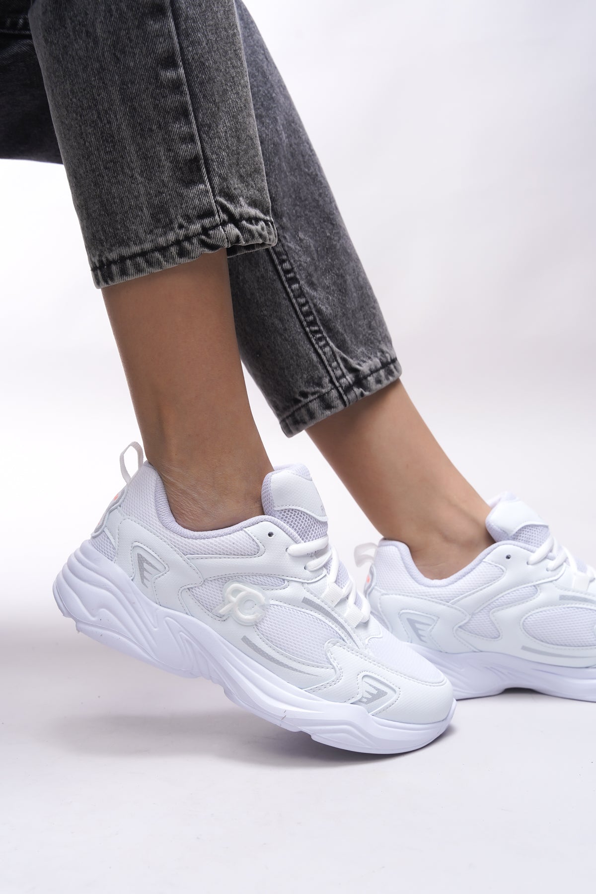 Riccon Niknaith Unisex Sneaker 0012725 Beyaz - Riccon