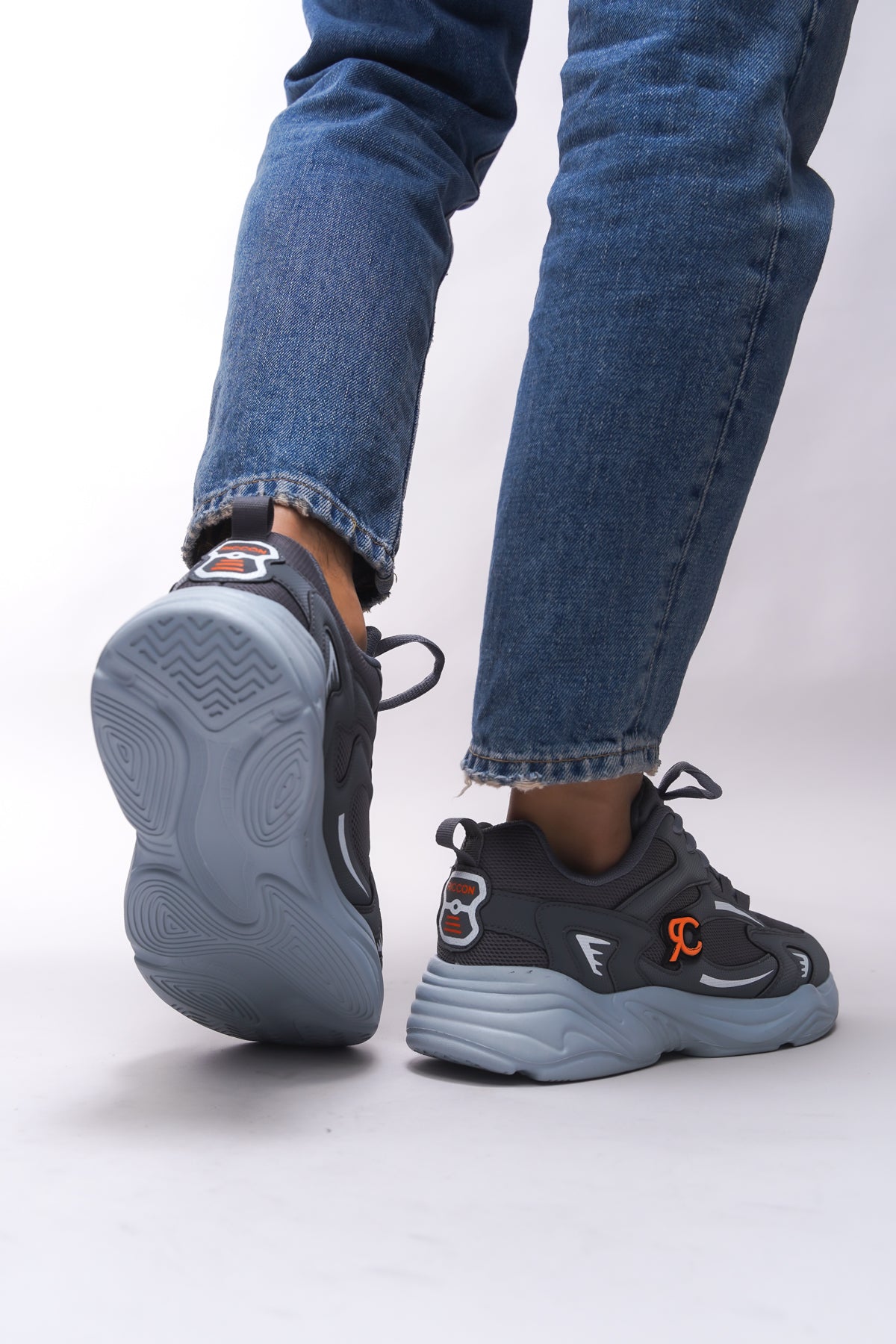 Riccon Niknaith Unisex Sneaker 0012725 Füme - Riccon