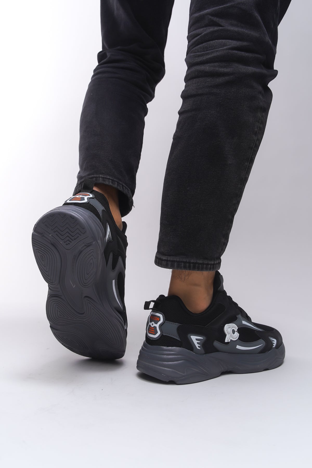 Riccon Niknaith Unisex Sneaker 0012725 Siyah Füme - Riccon
