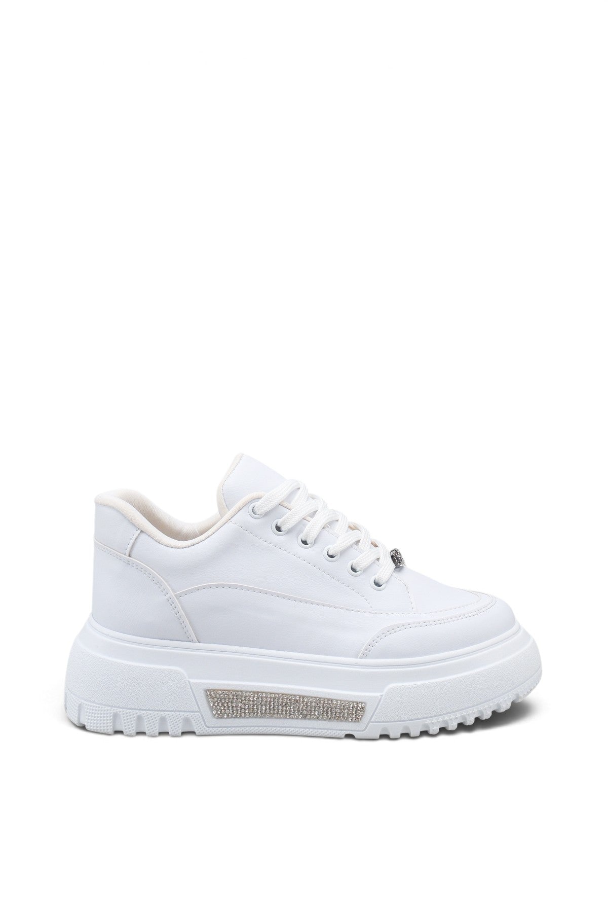 Riccon Phoebe Sola Kadın Sneaker 0012905 Beyaz Cilt