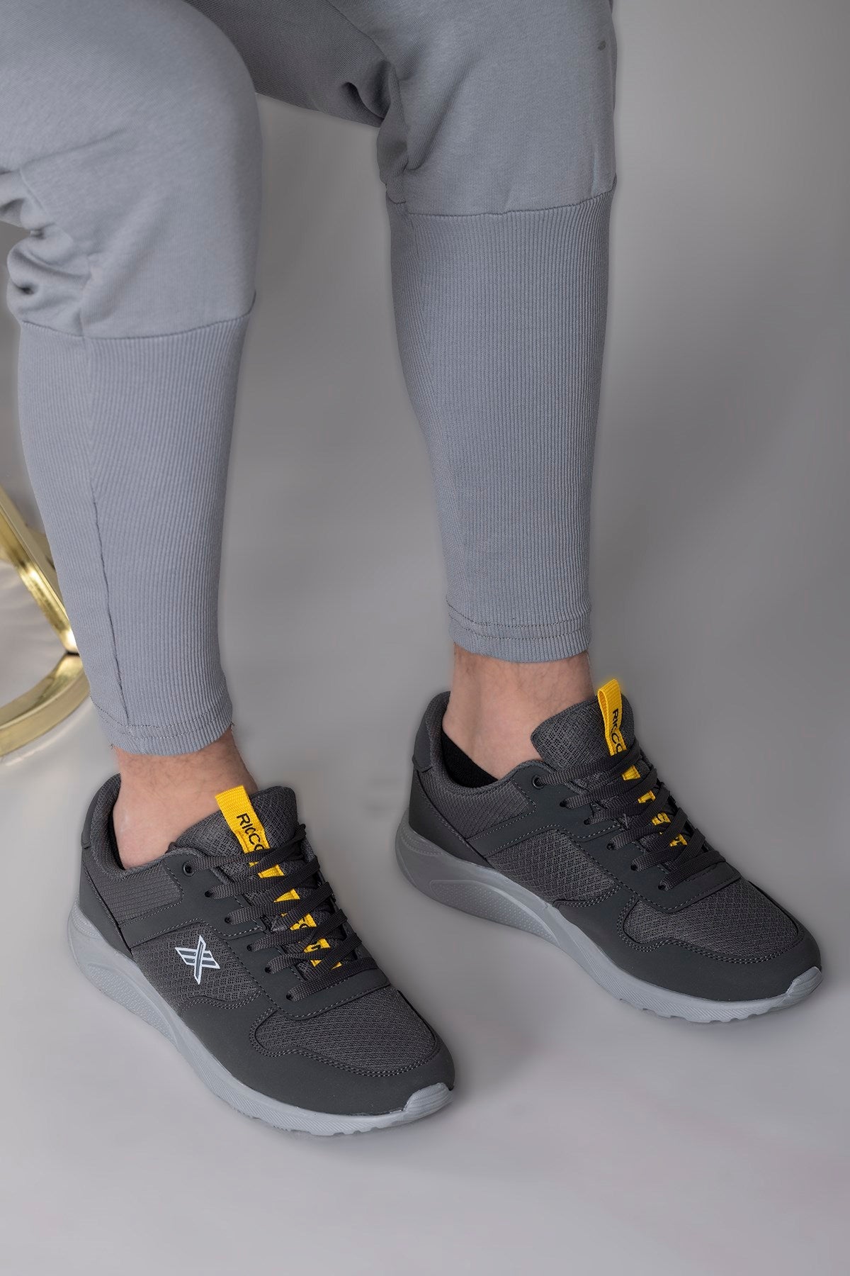 Riccon Süper Hafif Unisex Sneaker 00124039 Füme Gri - Riccon
