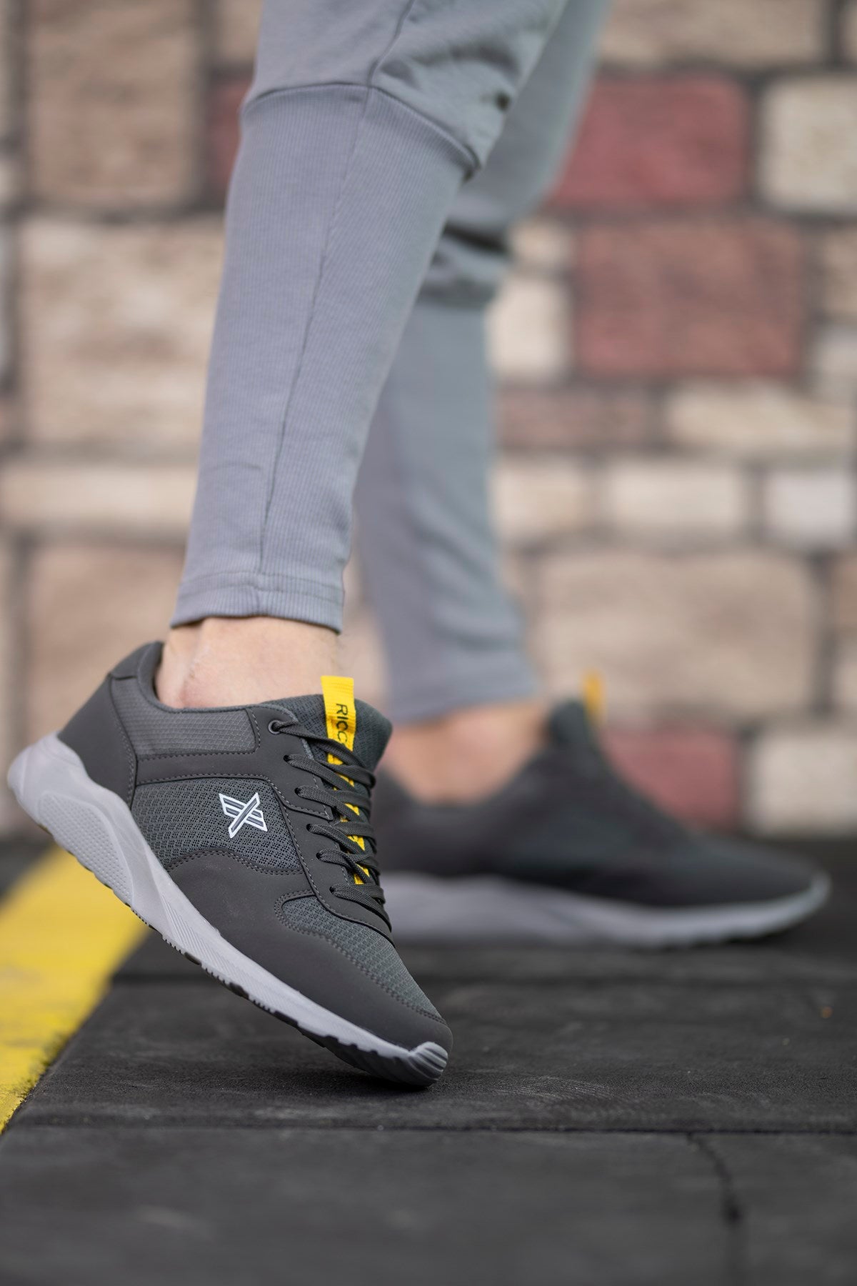 Riccon Süper Hafif Unisex Sneaker 00124039 Füme Gri - Riccon