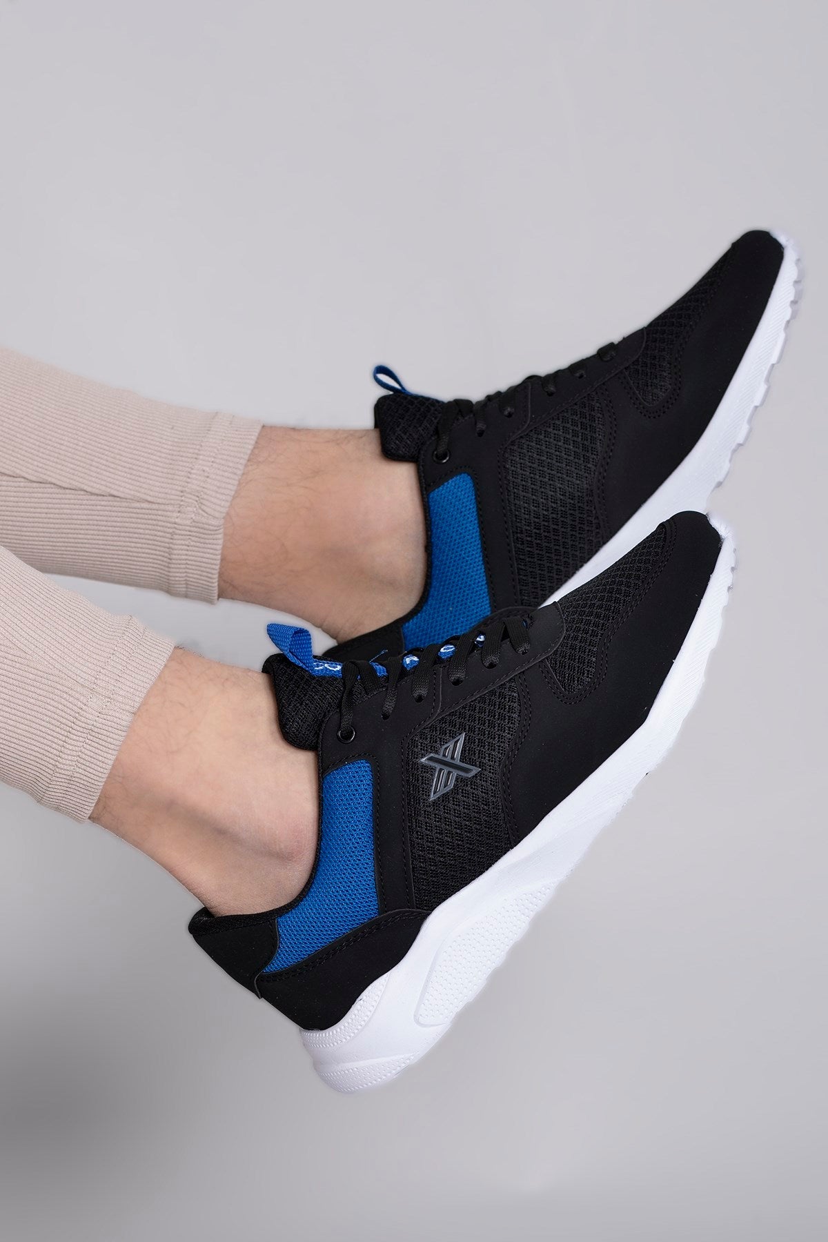 Riccon Süper Hafif Unisex Sneaker 00124039 Siyah Beyaz - Riccon