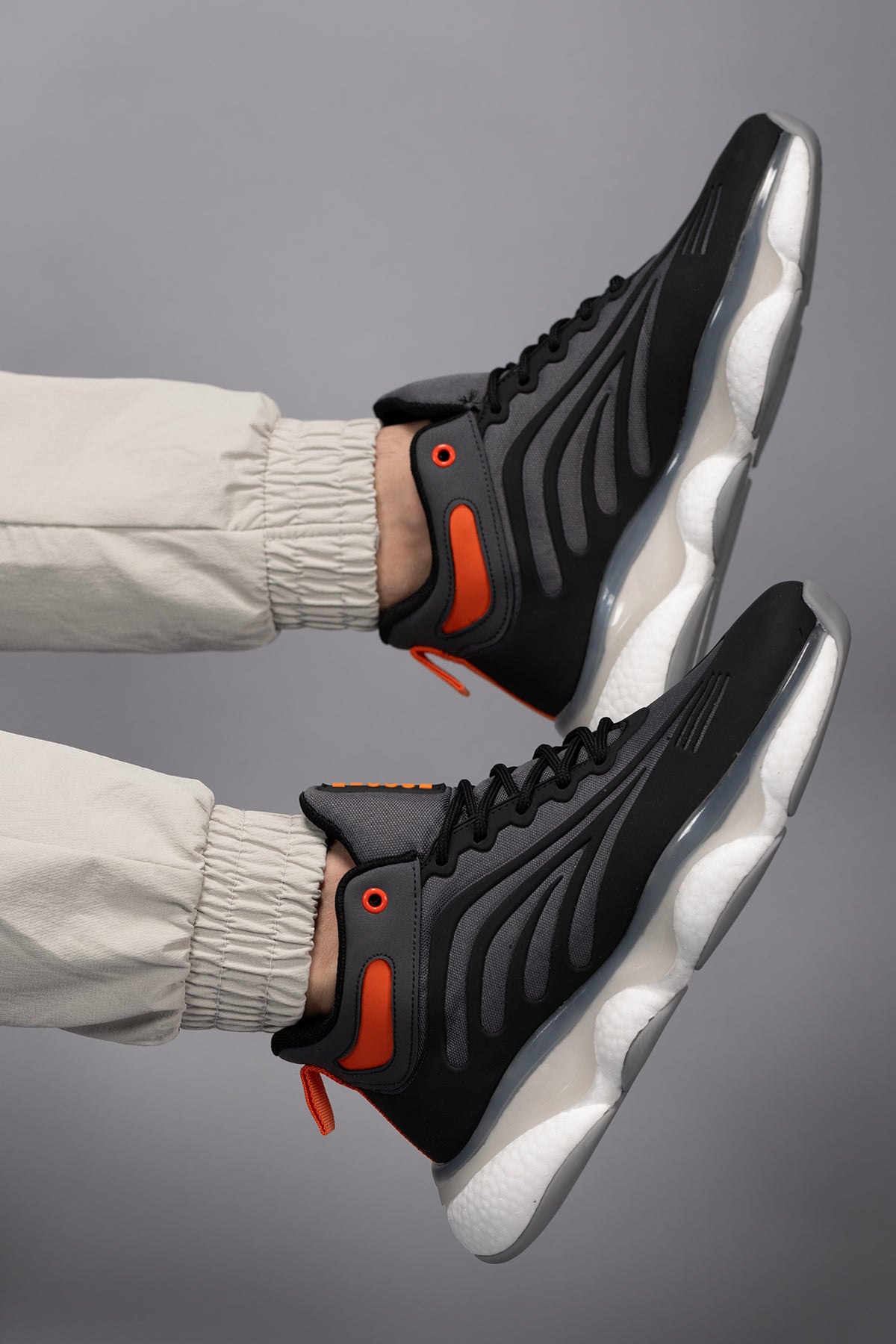 Riccon Tharndaer Erkek Sneaker Bot 0012420 Gri - Riccon