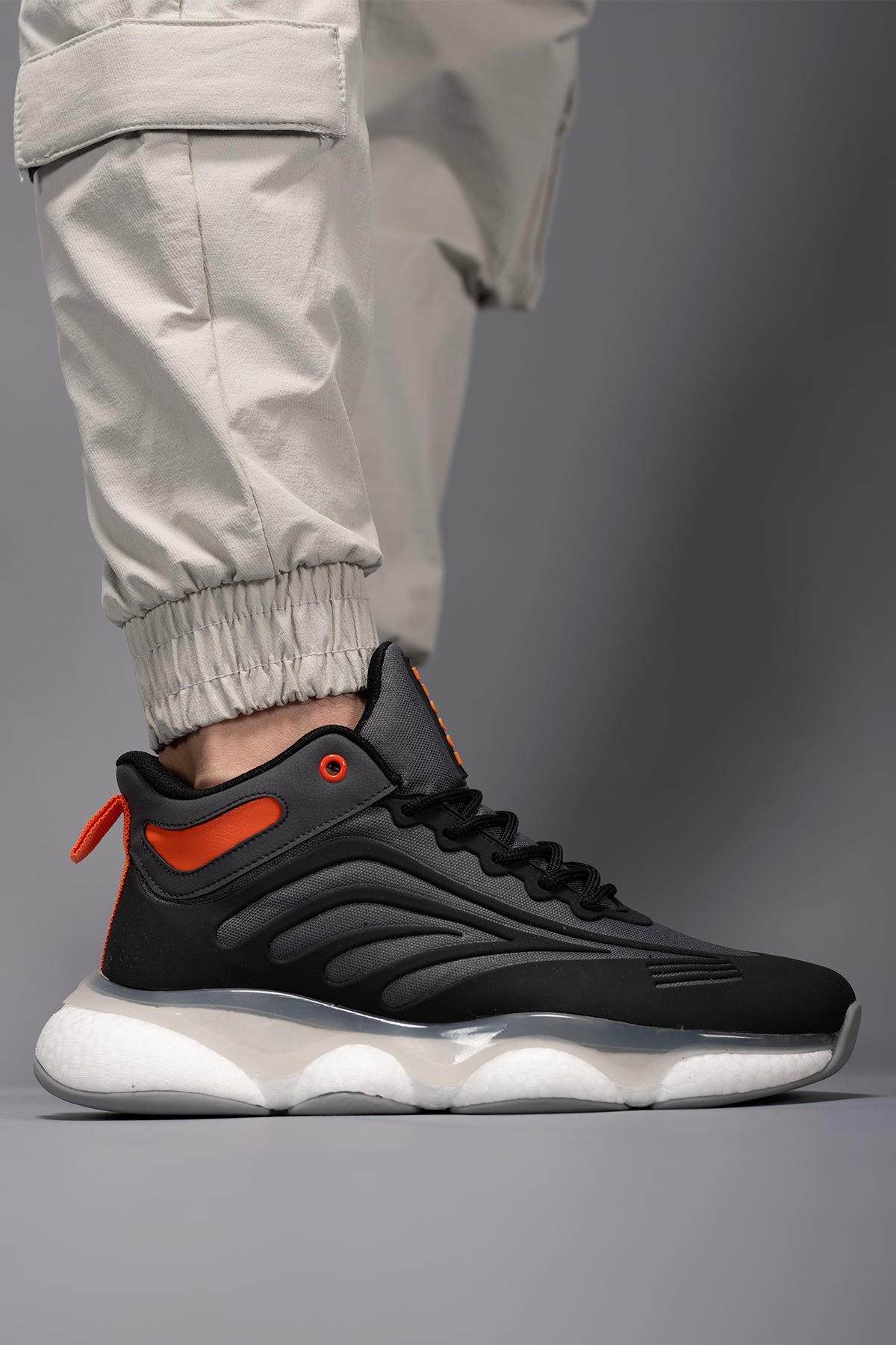 Riccon Tharndaer Erkek Sneaker Bot 0012420 Gri - Riccon