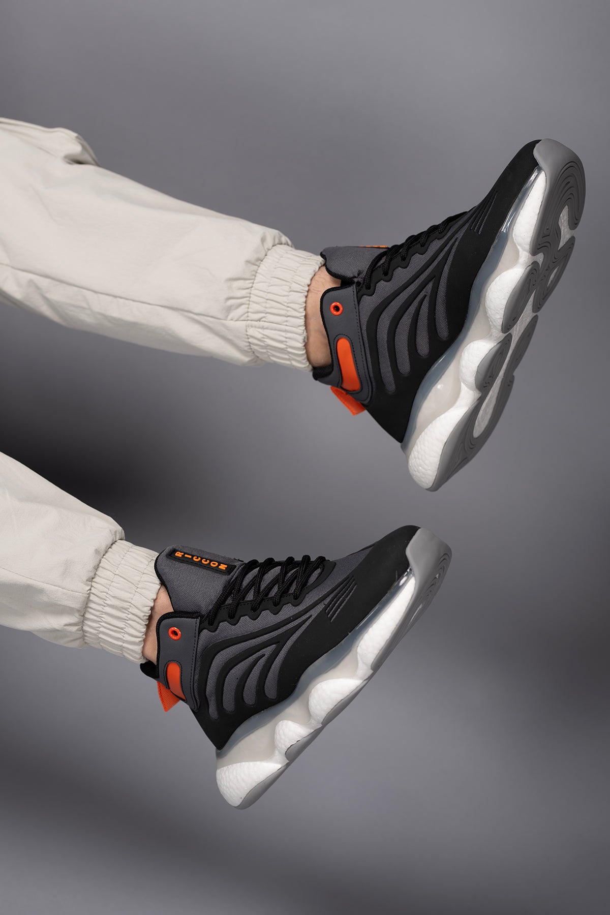Riccon Tharndaer Erkek Sneaker Bot 0012420 Gri - Riccon