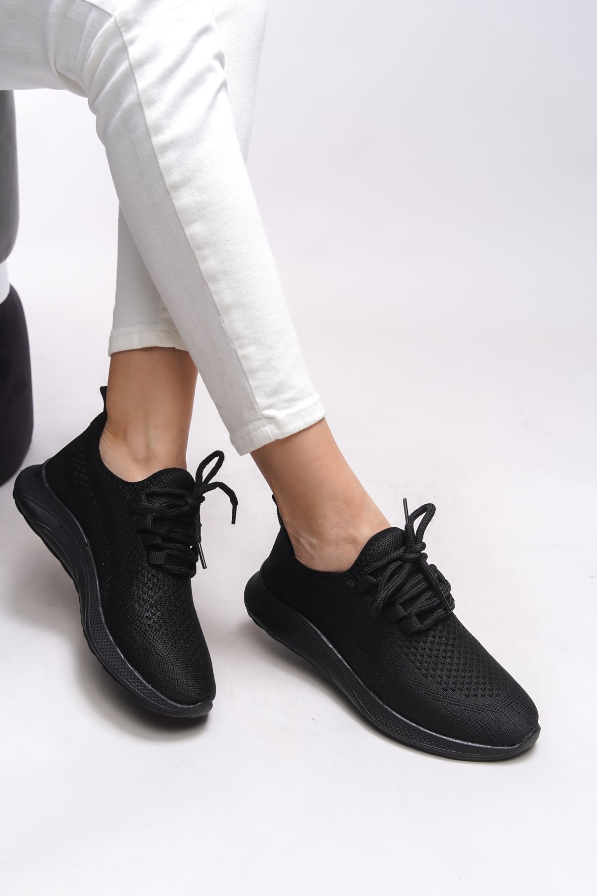Riccon Thiebzar Unisex Sneaker 0012101 Siyah Siyah - Riccon
