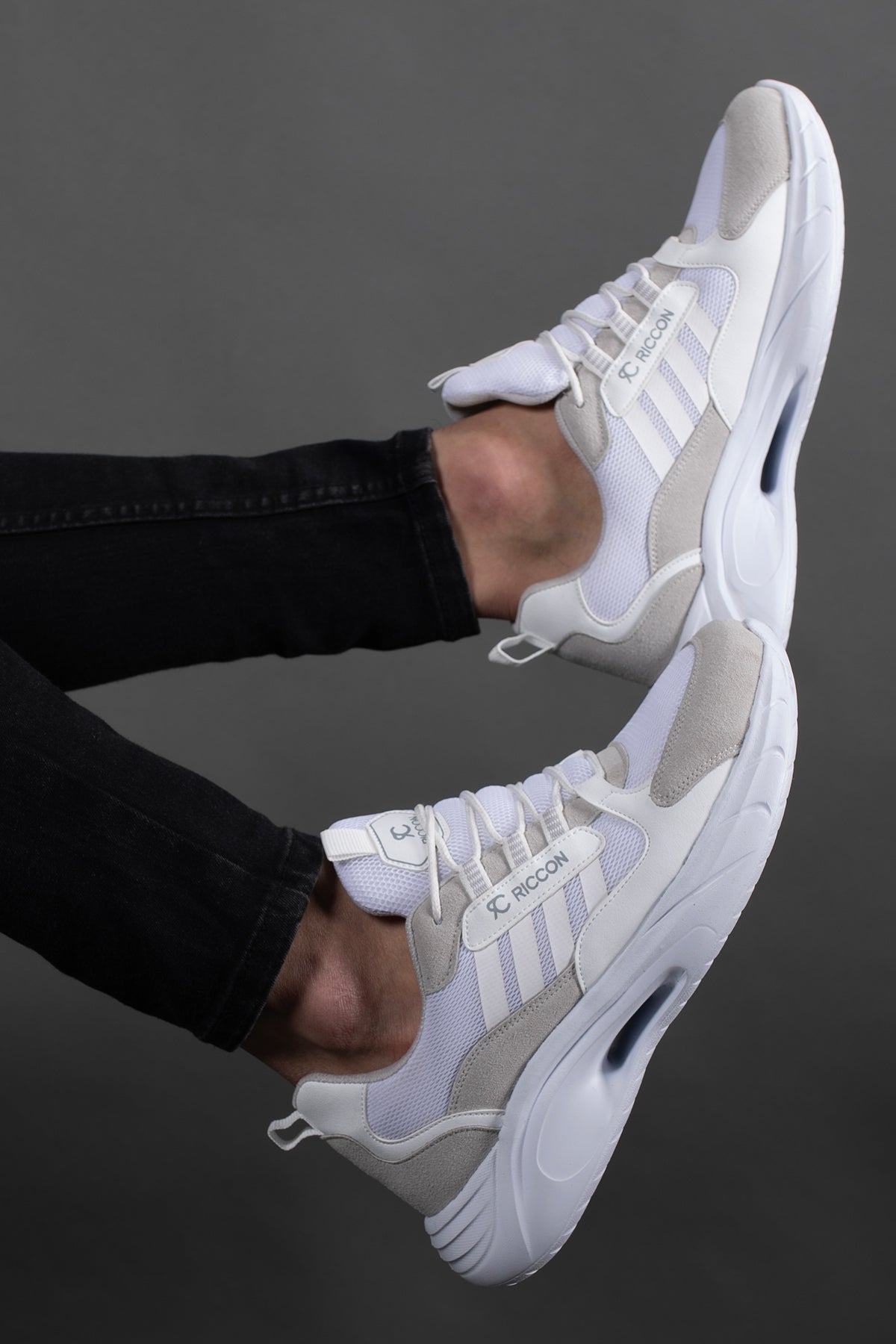 Riccon Torrine Unisex Sneaker 001293 Beyaz - Riccon
