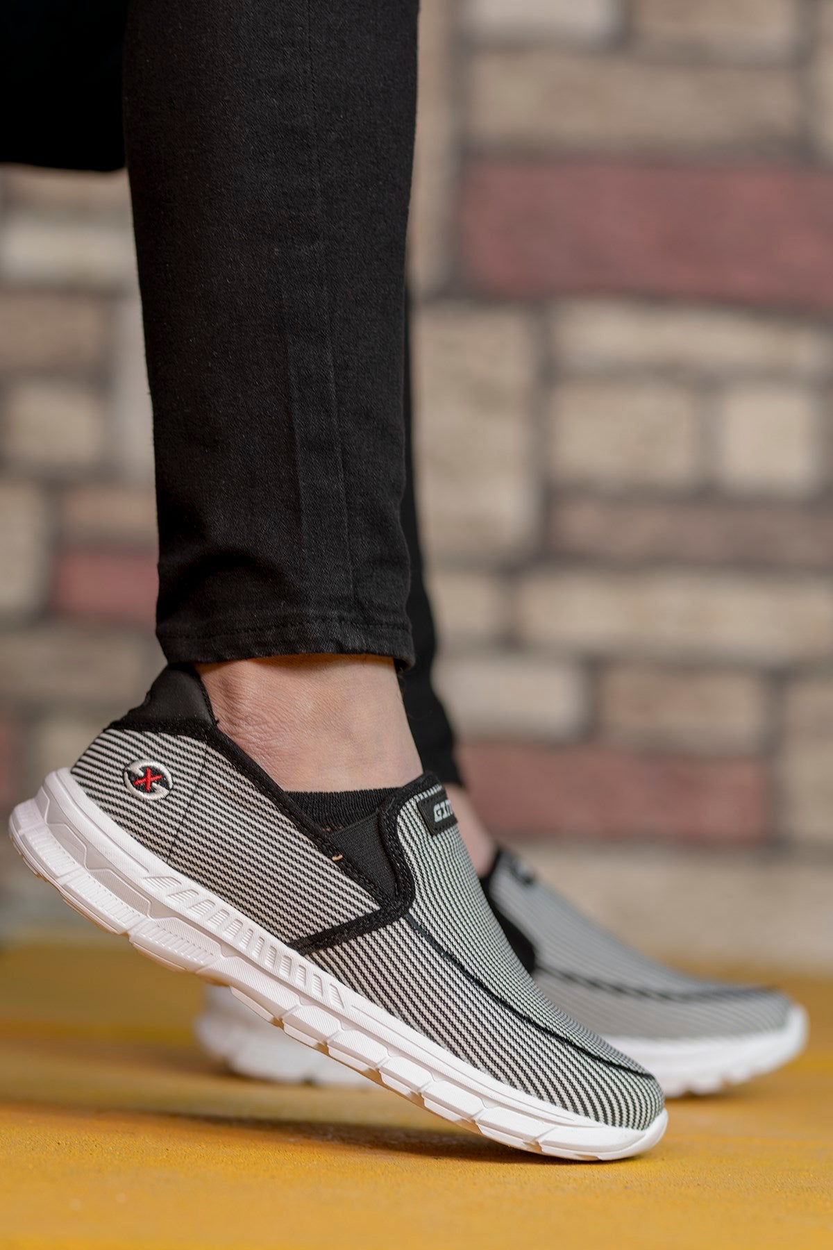 Riccon Unisex Sneaker 001204 Siyah Beyaz - Riccon