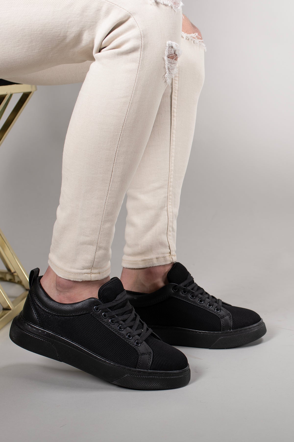 Riccon Unisex Sneaker 0012197 Siyah Siyah - Riccon