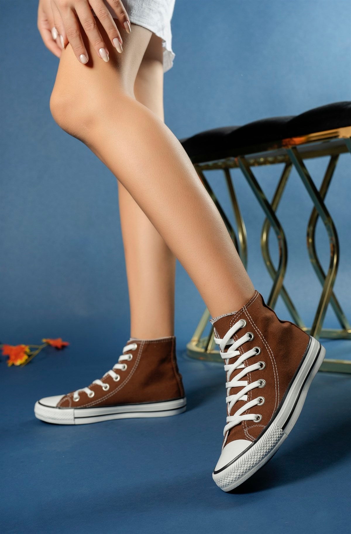 Riccon Unisex Sneaker 0012201 Kahverengi - Riccon