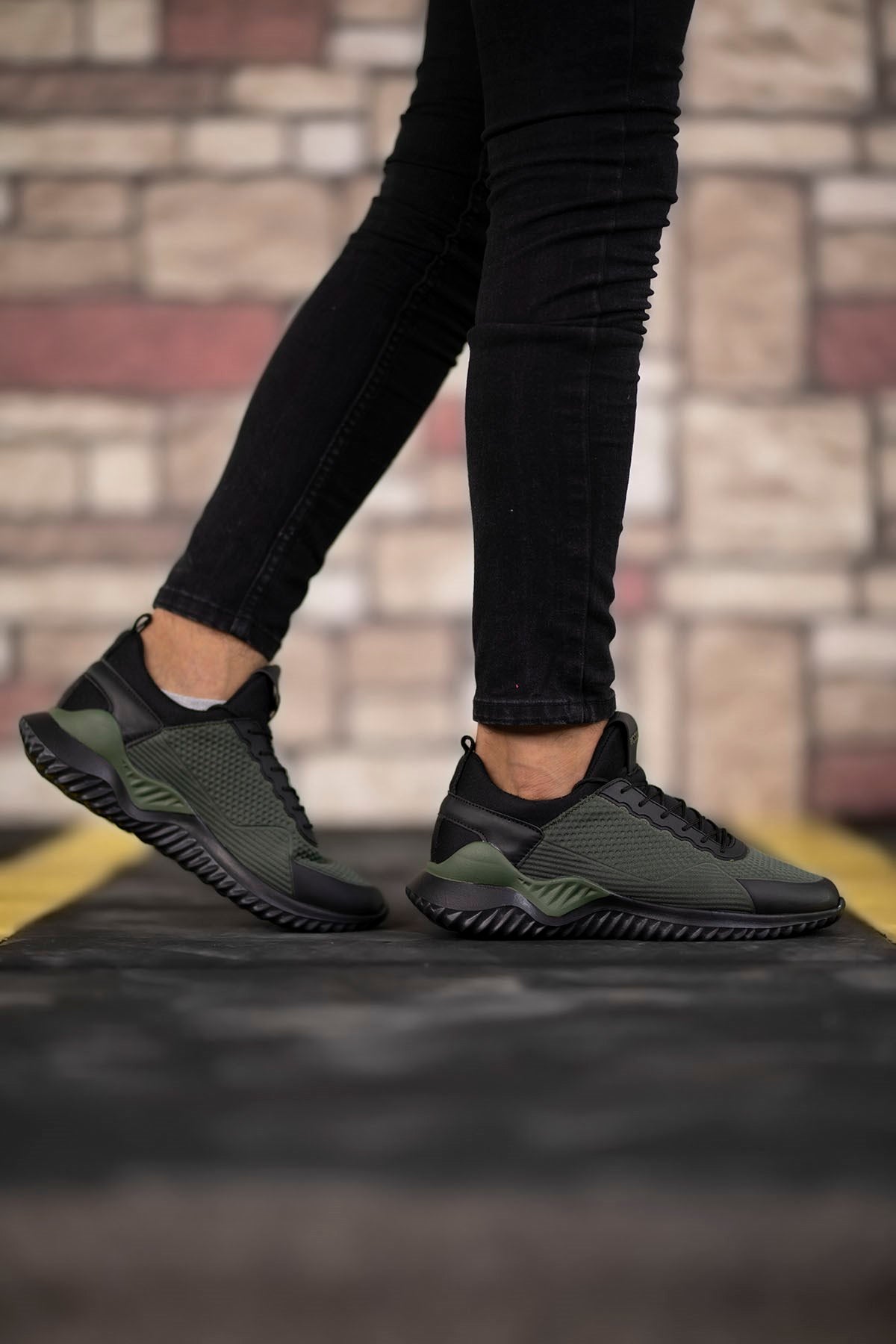 Riccon Unisex Sneaker 00122044 Haki - Riccon