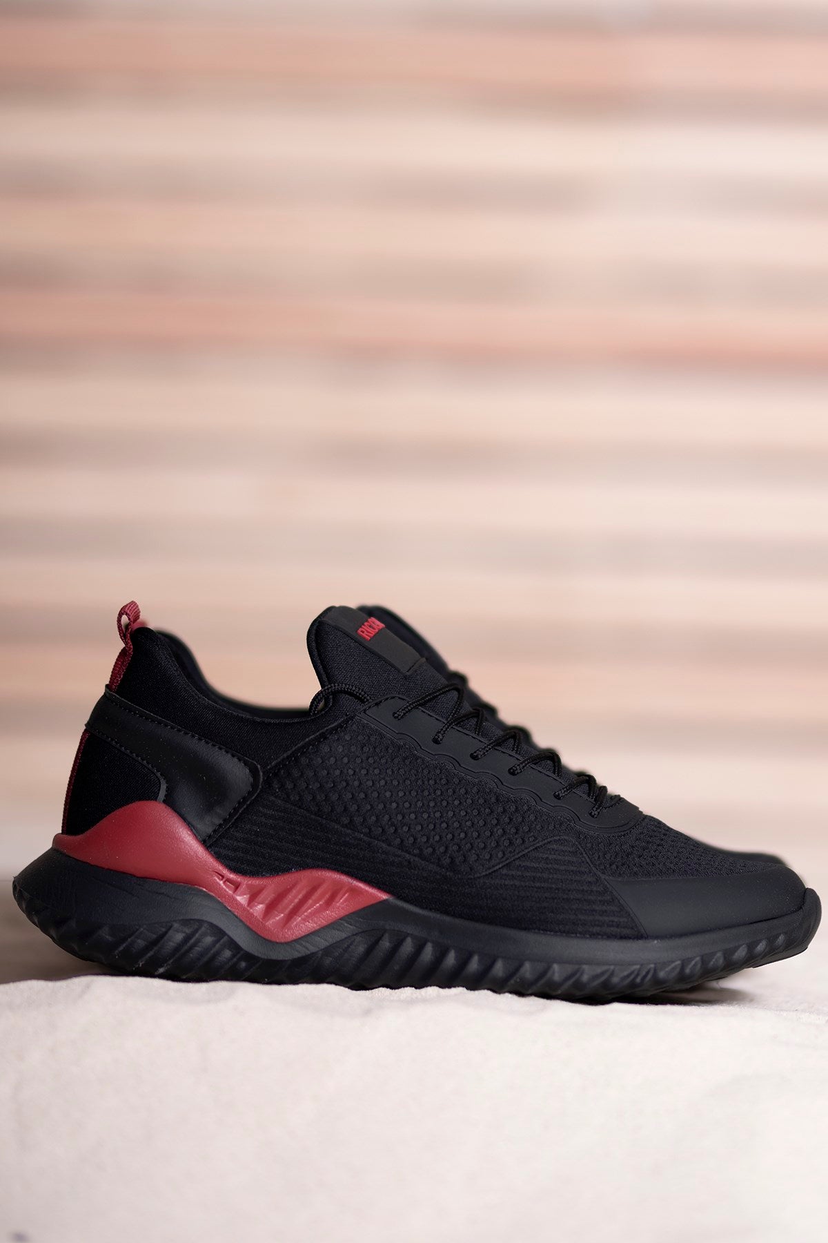 Riccon Unisex Sneaker 00122044 Siyah Kırmızı - Riccon
