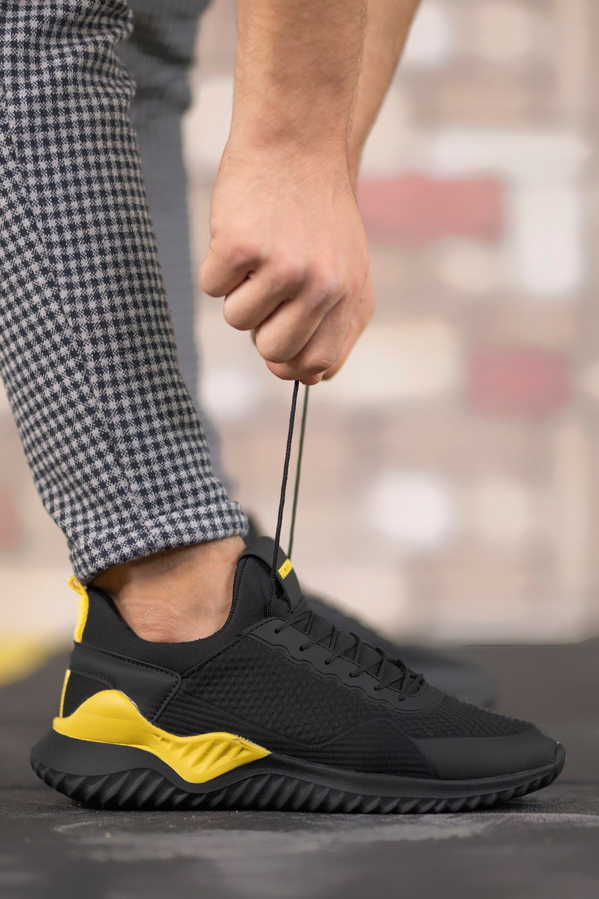 Riccon Unisex Sneaker 00122044 Siyah Sarı - Riccon