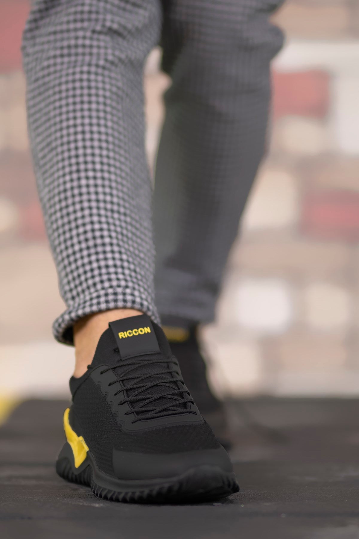 Riccon Unisex Sneaker 00122044 Siyah Sarı - Riccon