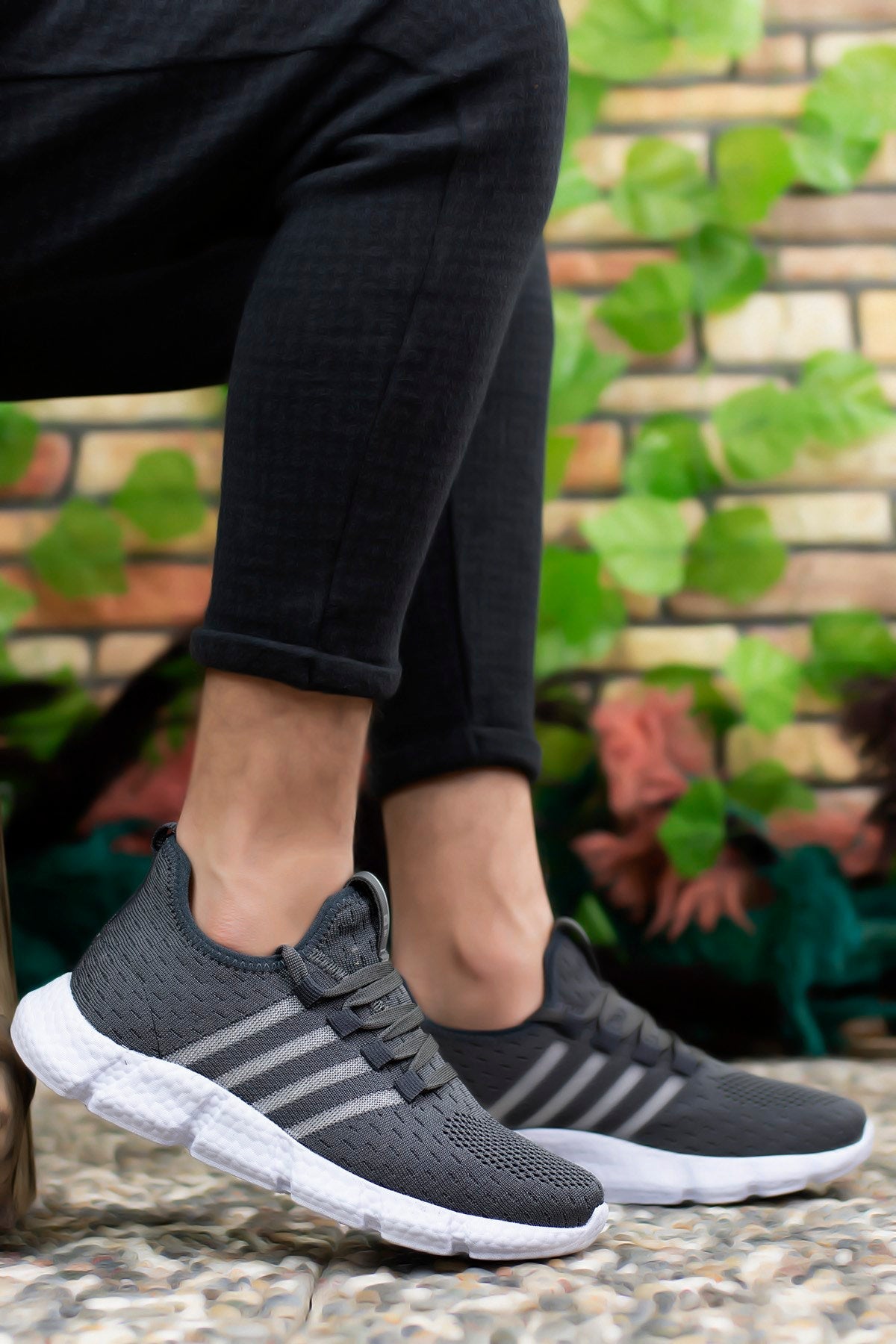 Riccon Unisex Sneaker 0012370 Füme - Riccon