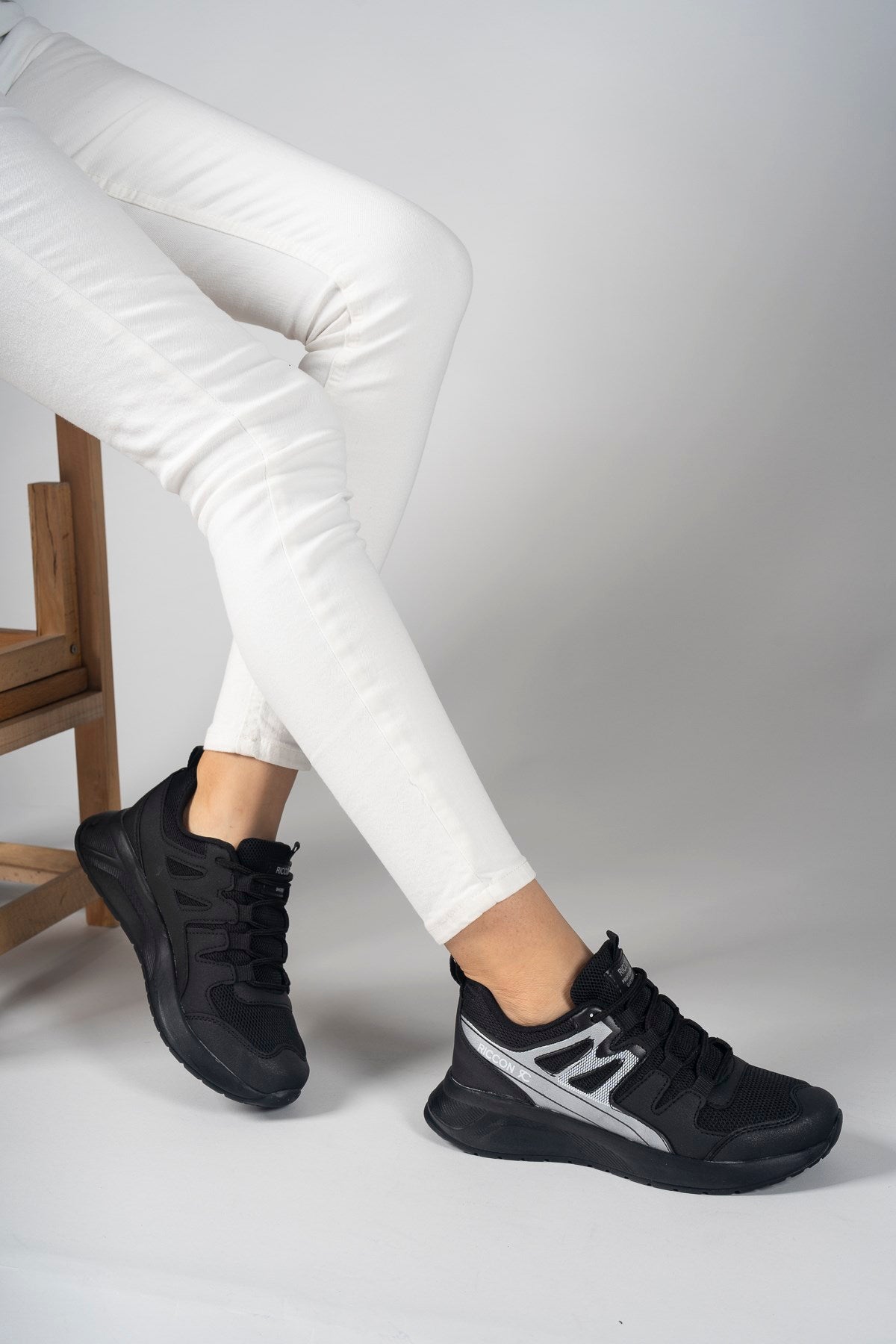 Riccon Unisex Sneaker 0012705 Siyah Siyah - Riccon