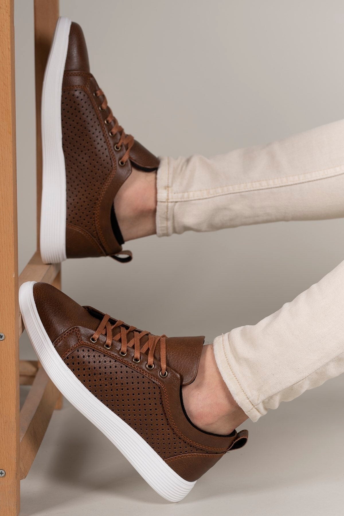 Riccon Unisex Sneaker 0012957 Kahverengi