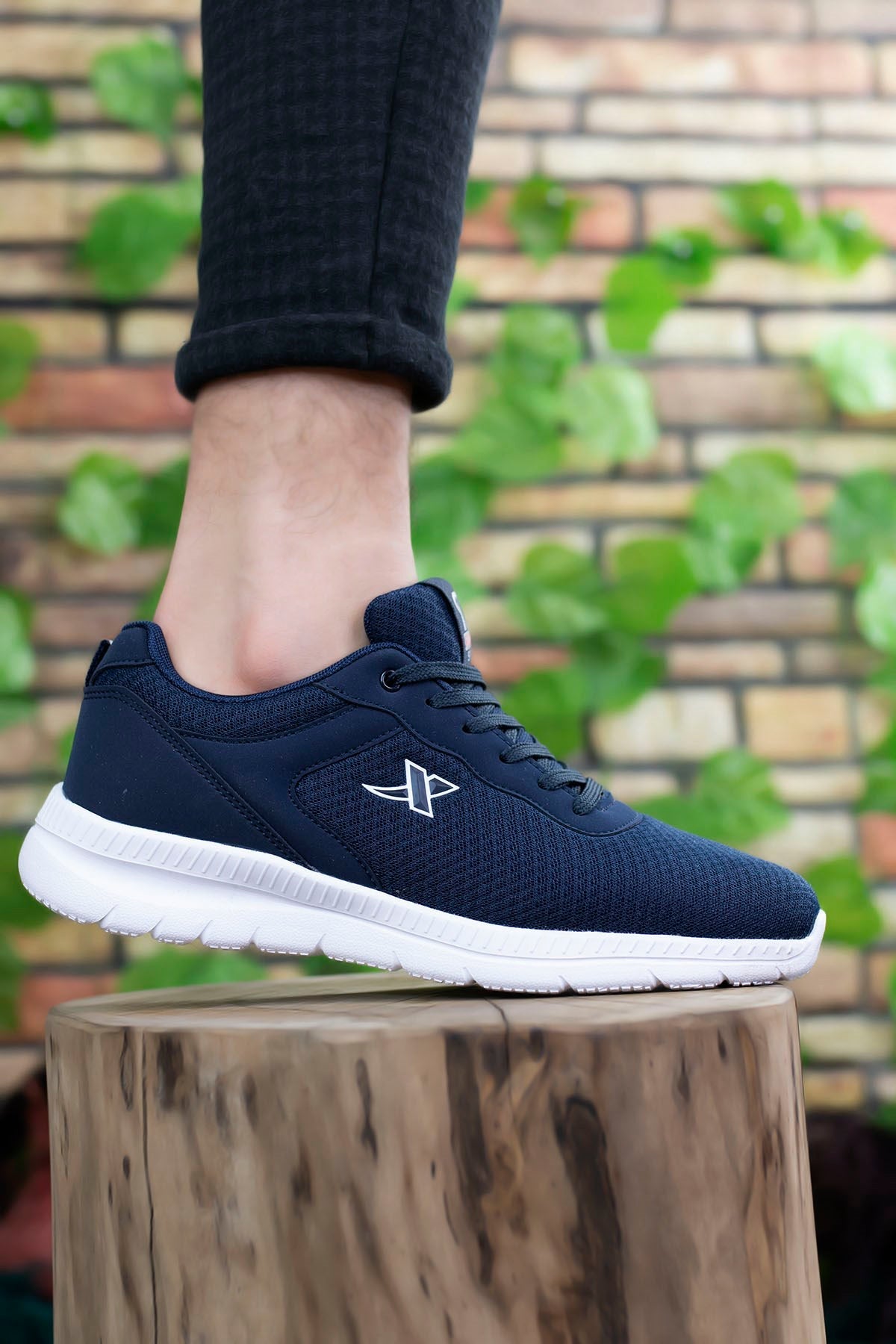 Riccon Unisex Ultra Hafif Sneaker 0012065 Lacivert Beyaz - Riccon