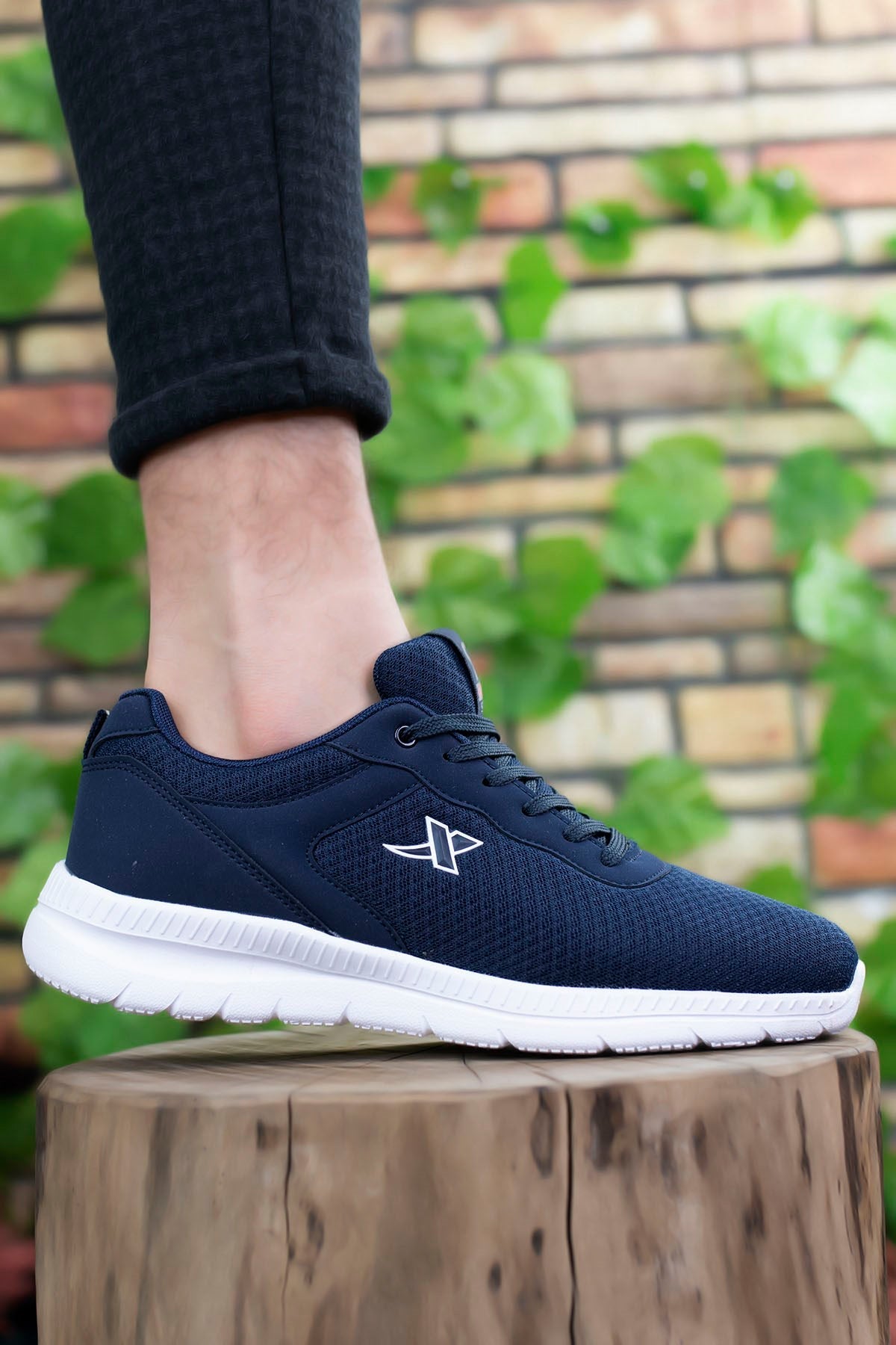 Riccon Unisex Ultra Hafif Sneaker 0012065 Lacivert Beyaz - Riccon