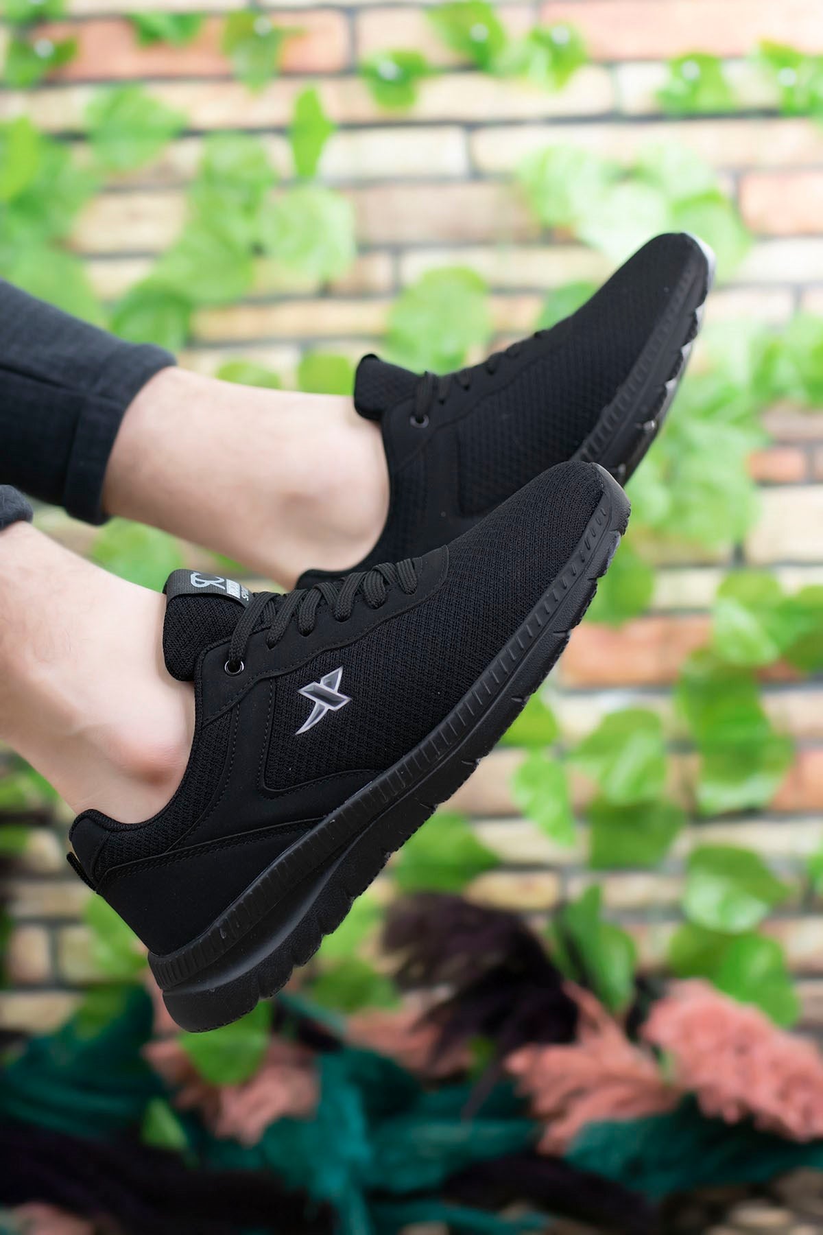 Riccon Unisex Ultra Hafif Sneaker 0012065 Siyah Siyah - Riccon
