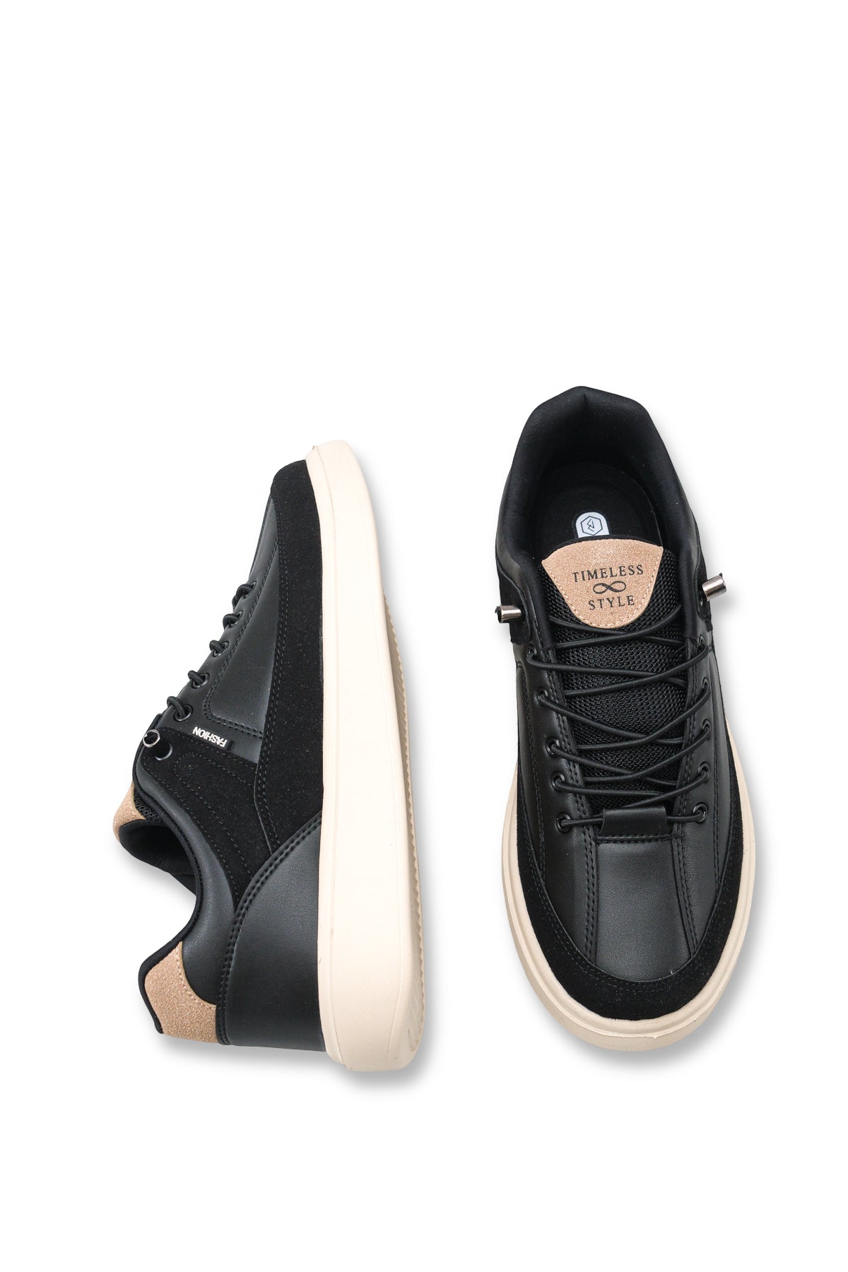 Riccon Vega Aria Erkek Sneaker 0012046 Siyah Bej