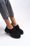 Riccon Oknyrth Kadın Bağcıklı Loafer 00121990 Bordo Rugan