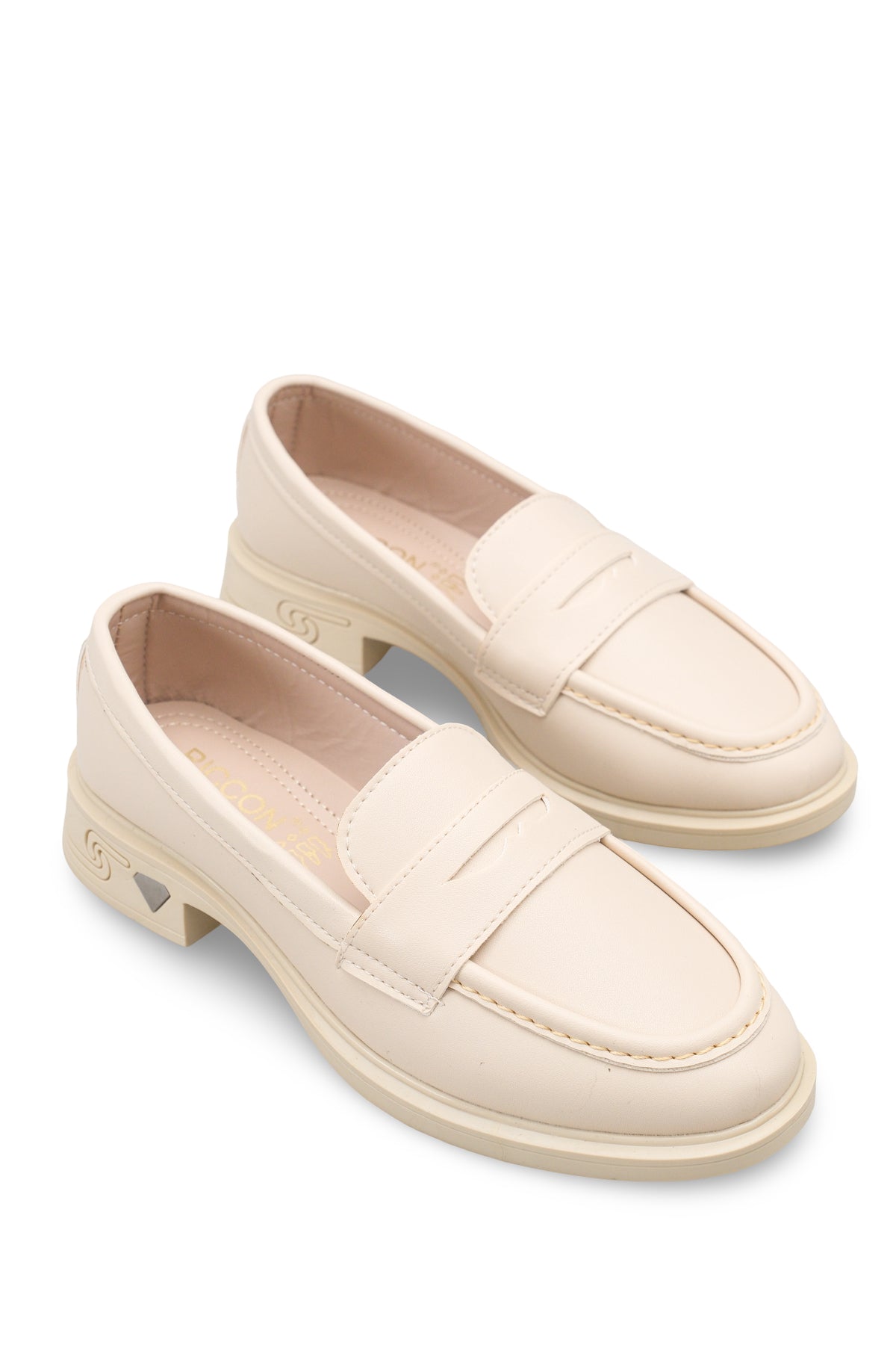 Riccon Mylmadia Kadın Loafer 0012665 Kahverengi Cilt