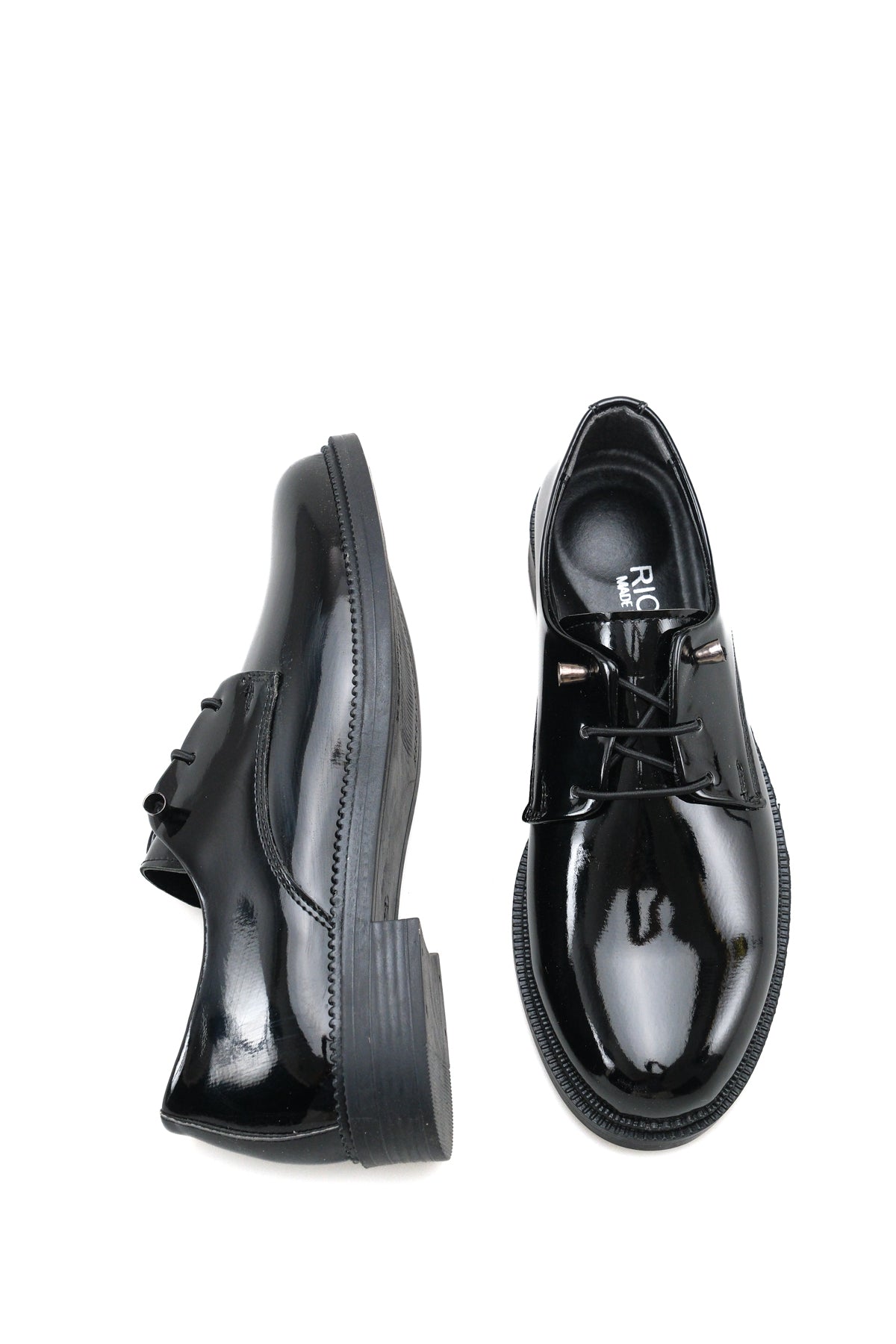 Riccon Astra Gala Kadın Loafer 0012270 Siyah Rugan