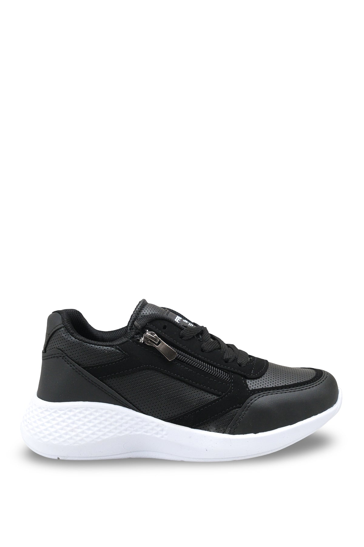 Riccon Kadın Sneaker 001204 Siyah Beyaz Cilt