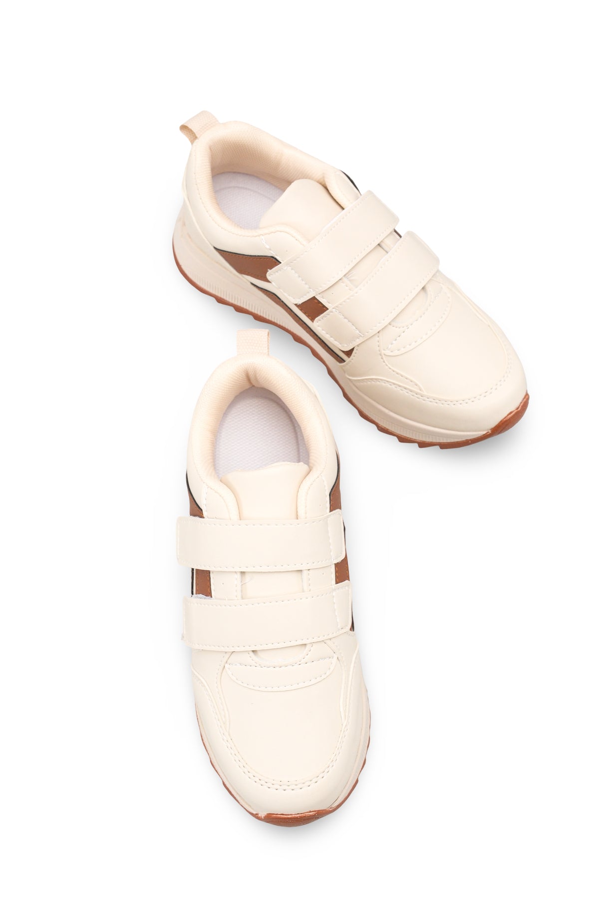Riccon Stella Rosa Kadın Sneaker 00121604 Bej Kahverengi