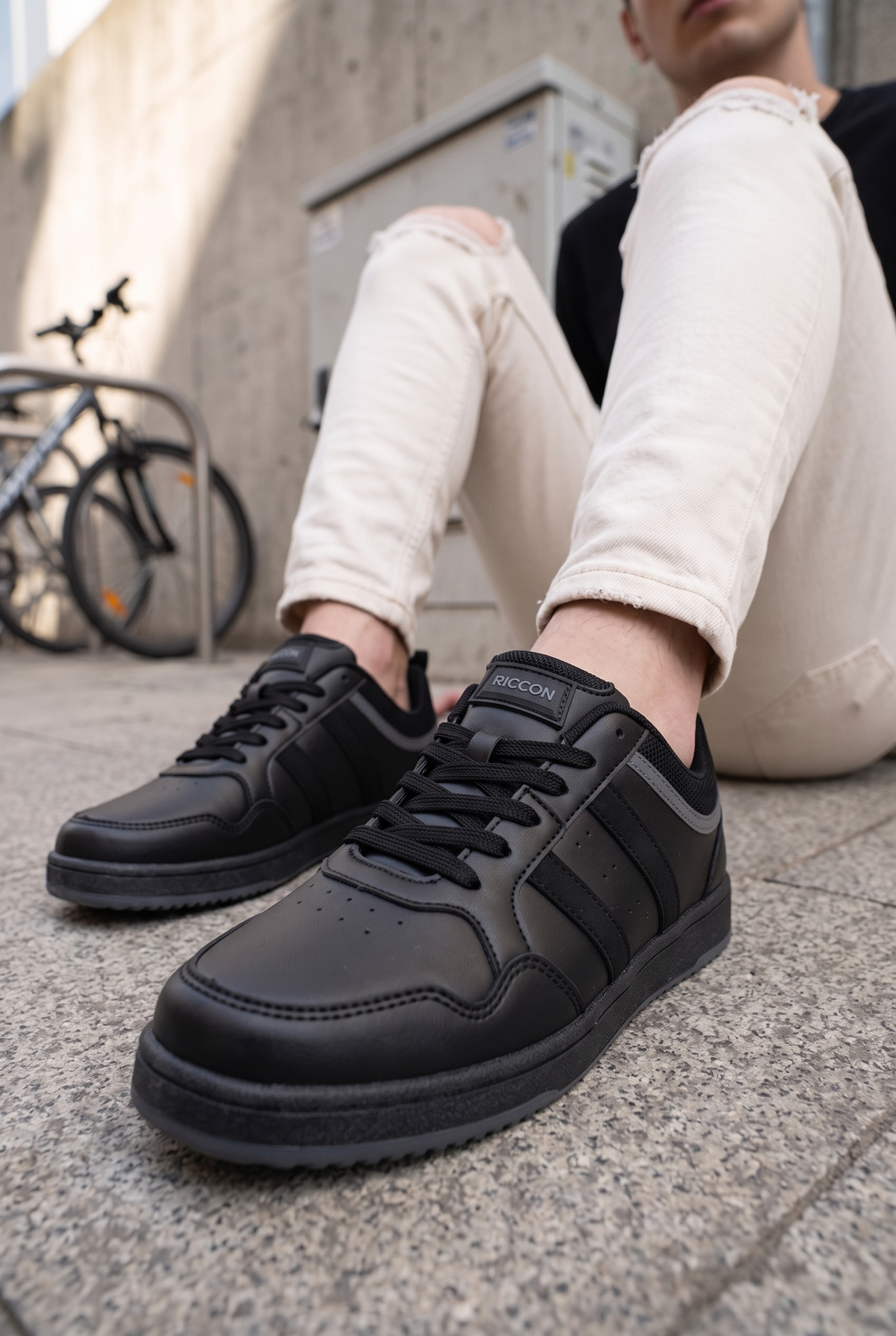 Riccon Erkek Sneaker 00122022 Siyah