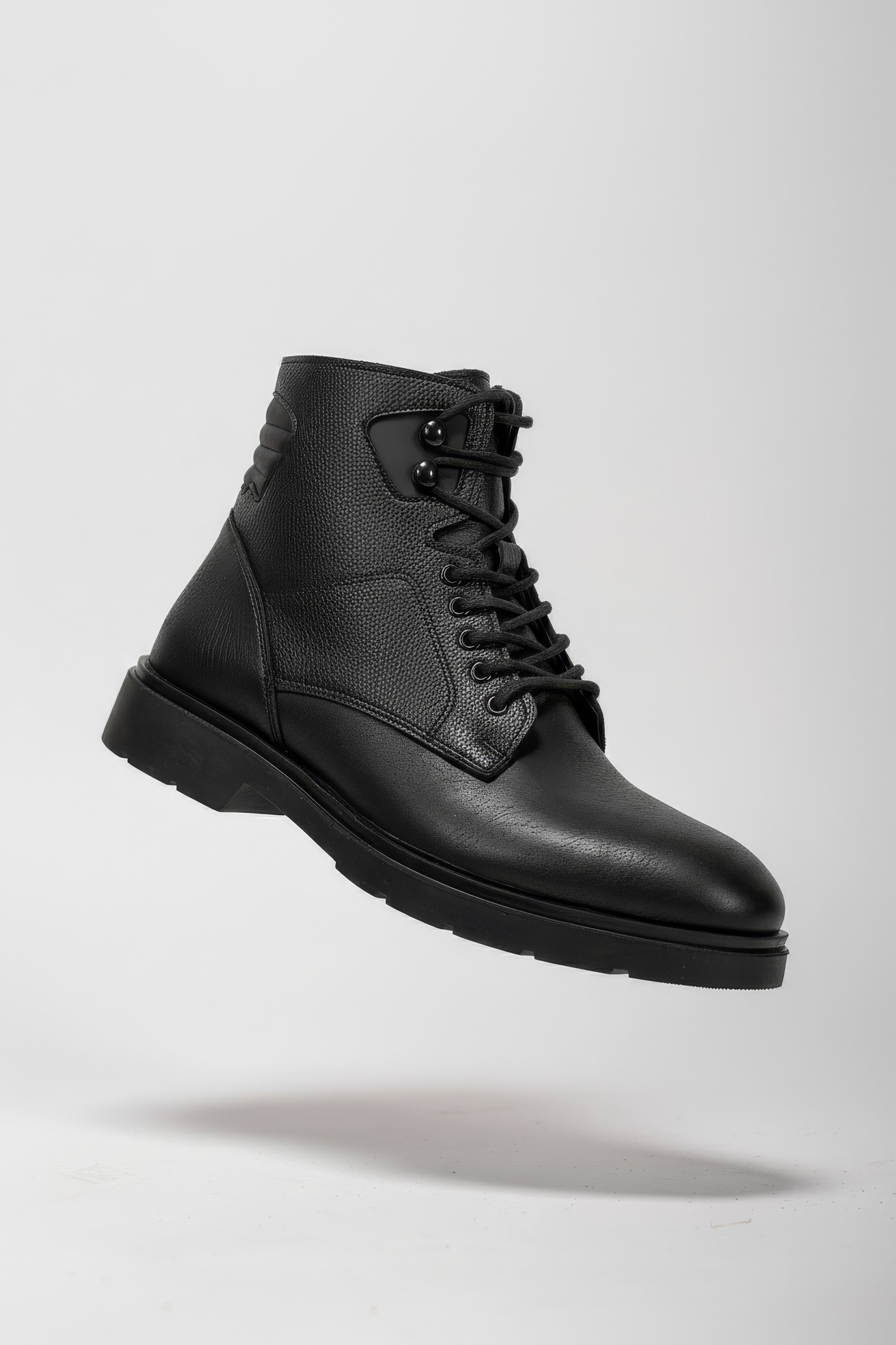 Riccon Urugnil Erkek Fermuarlı Bot 0012562 Siyah