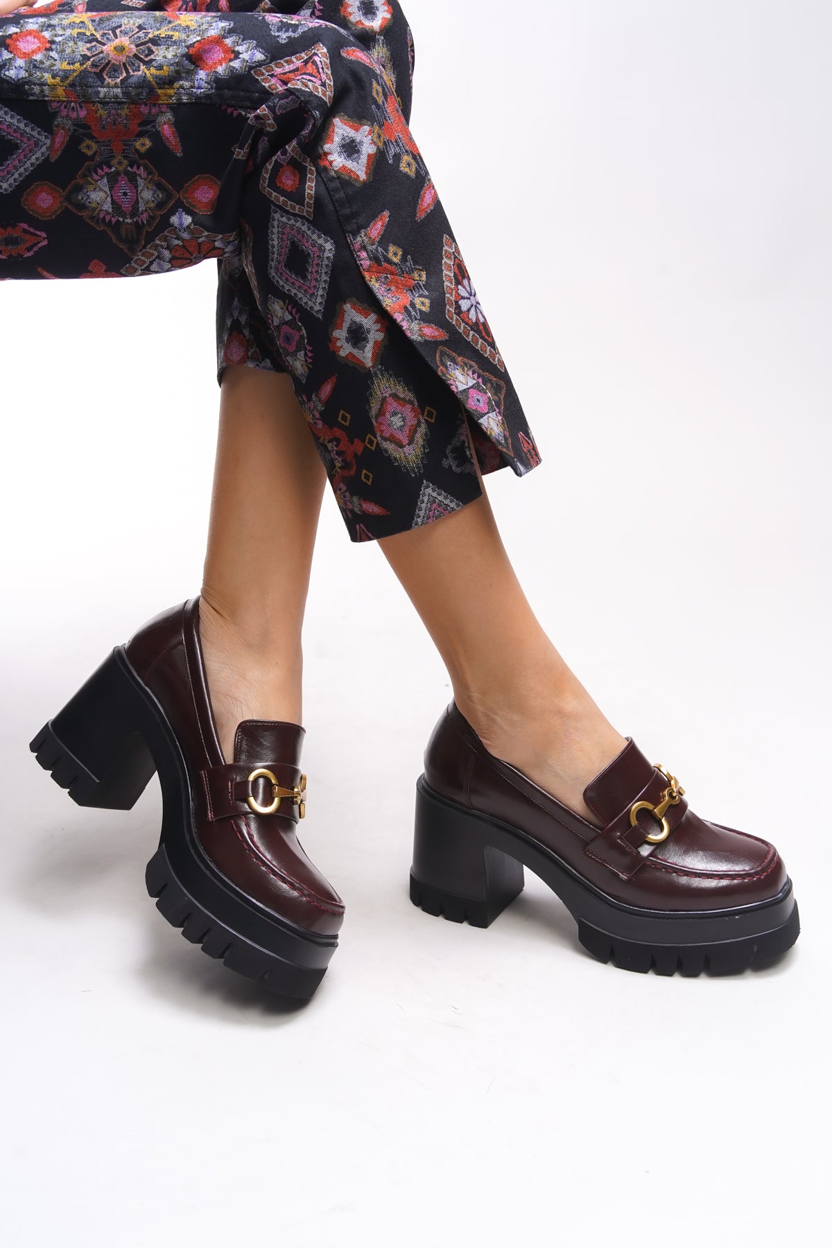 Riccon Ivofaelor Kadın Topuklu Loafer 00121520