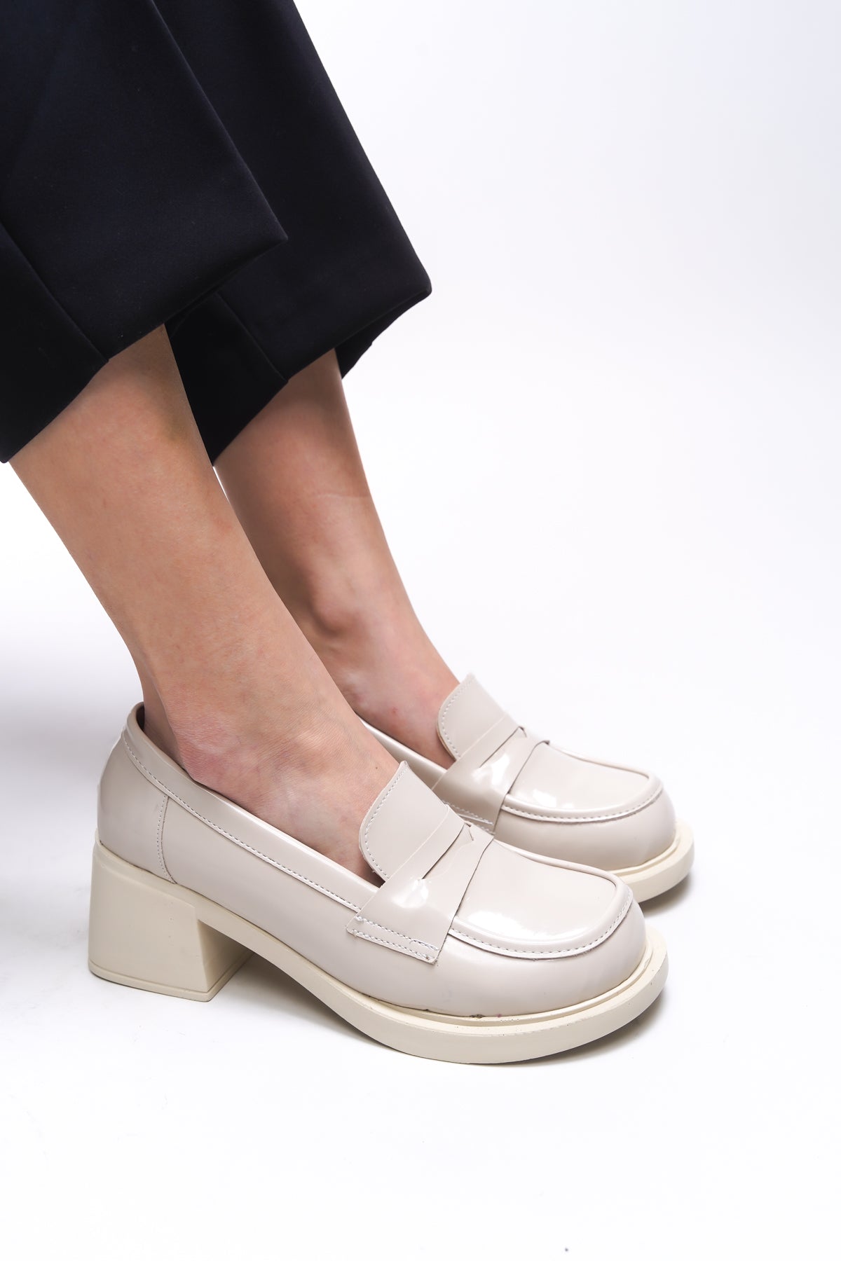 Riccon Yllthyl Kadın Loafer 0012500 Ten Rugan