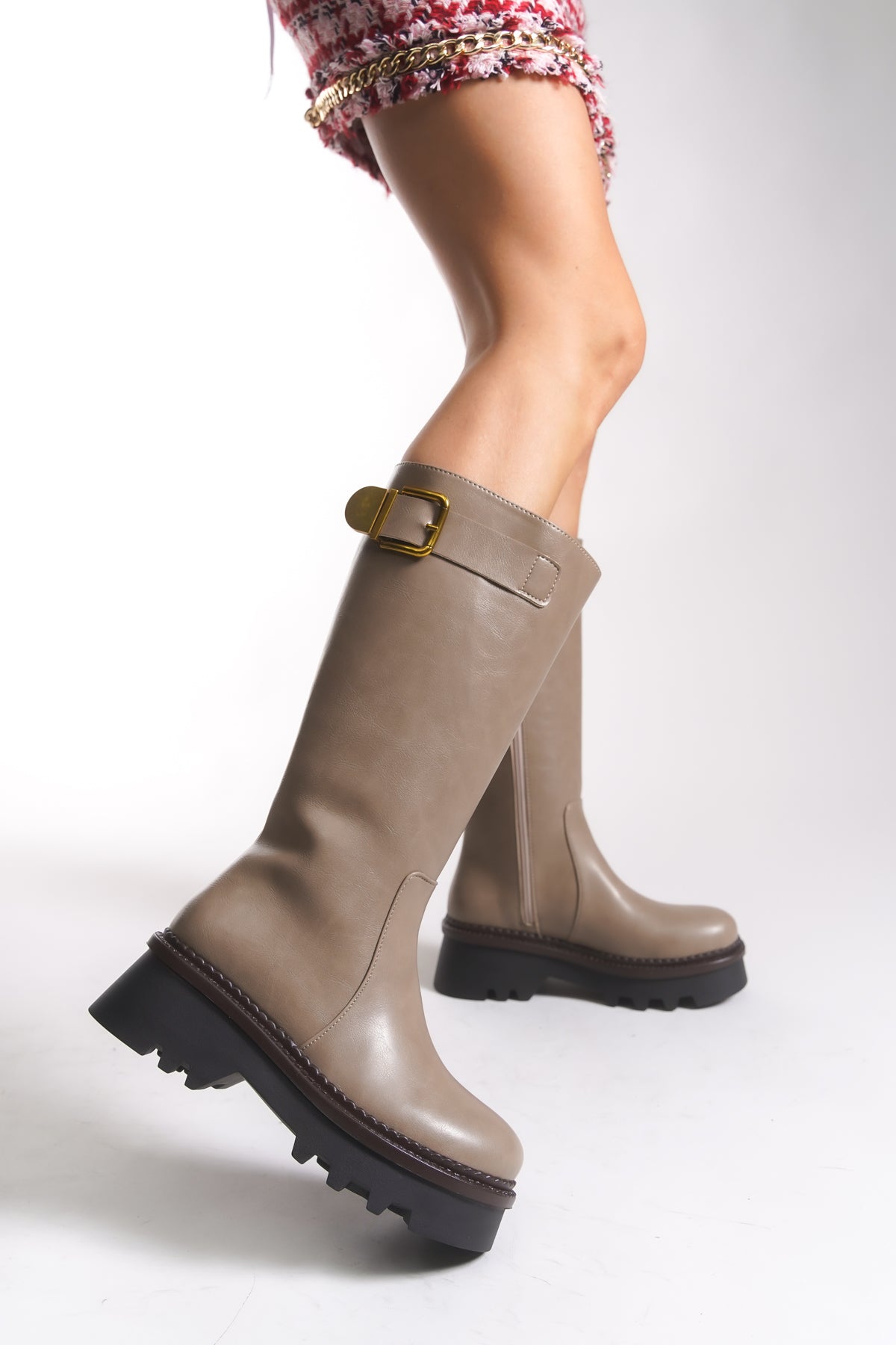 Riccon Loralenyth Kadın Çizme 00122004 Vizon