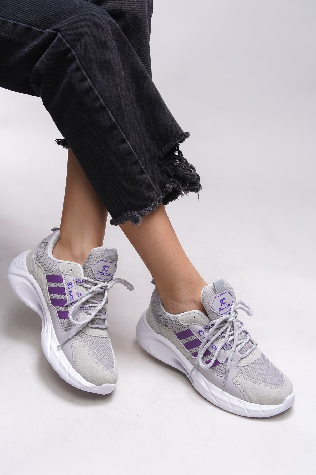 Riccon Torrine Unisex Sneaker 001293 Buz Mor