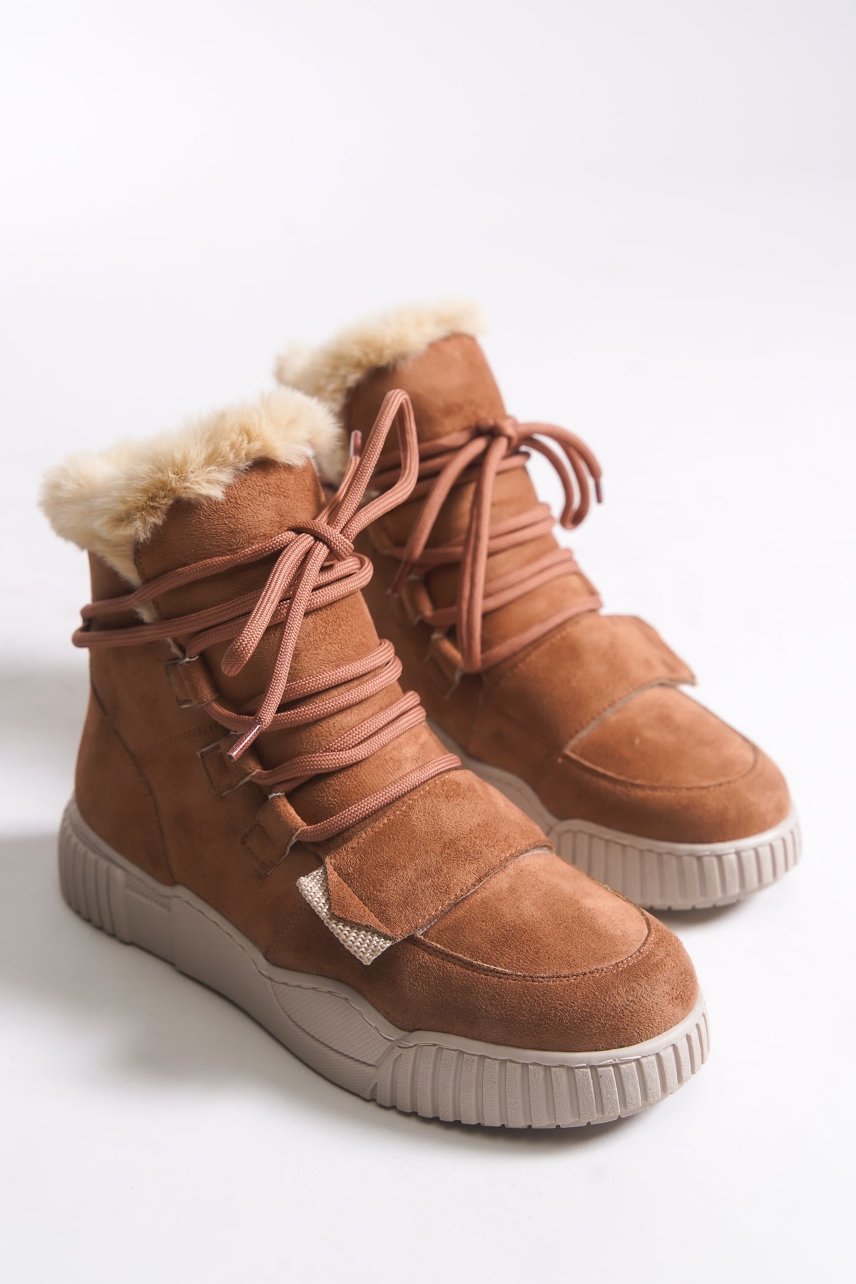 Riccon Pyriseth Kadın İçi Kürklü Sneaker Bot 0012711