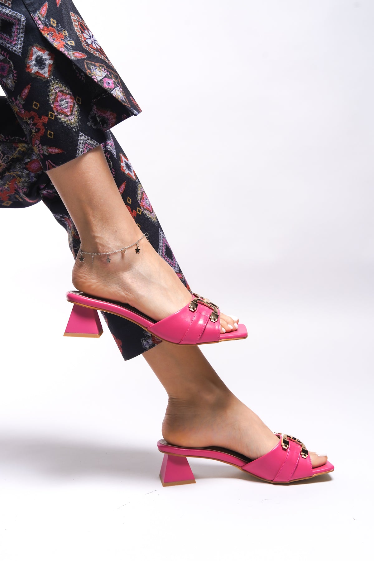 Riccon Kiavriah Kadın Topuklu Terlik 001211