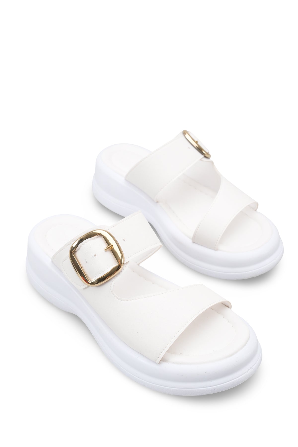 Riccon Kadın Terlik 00121022 Beyaz