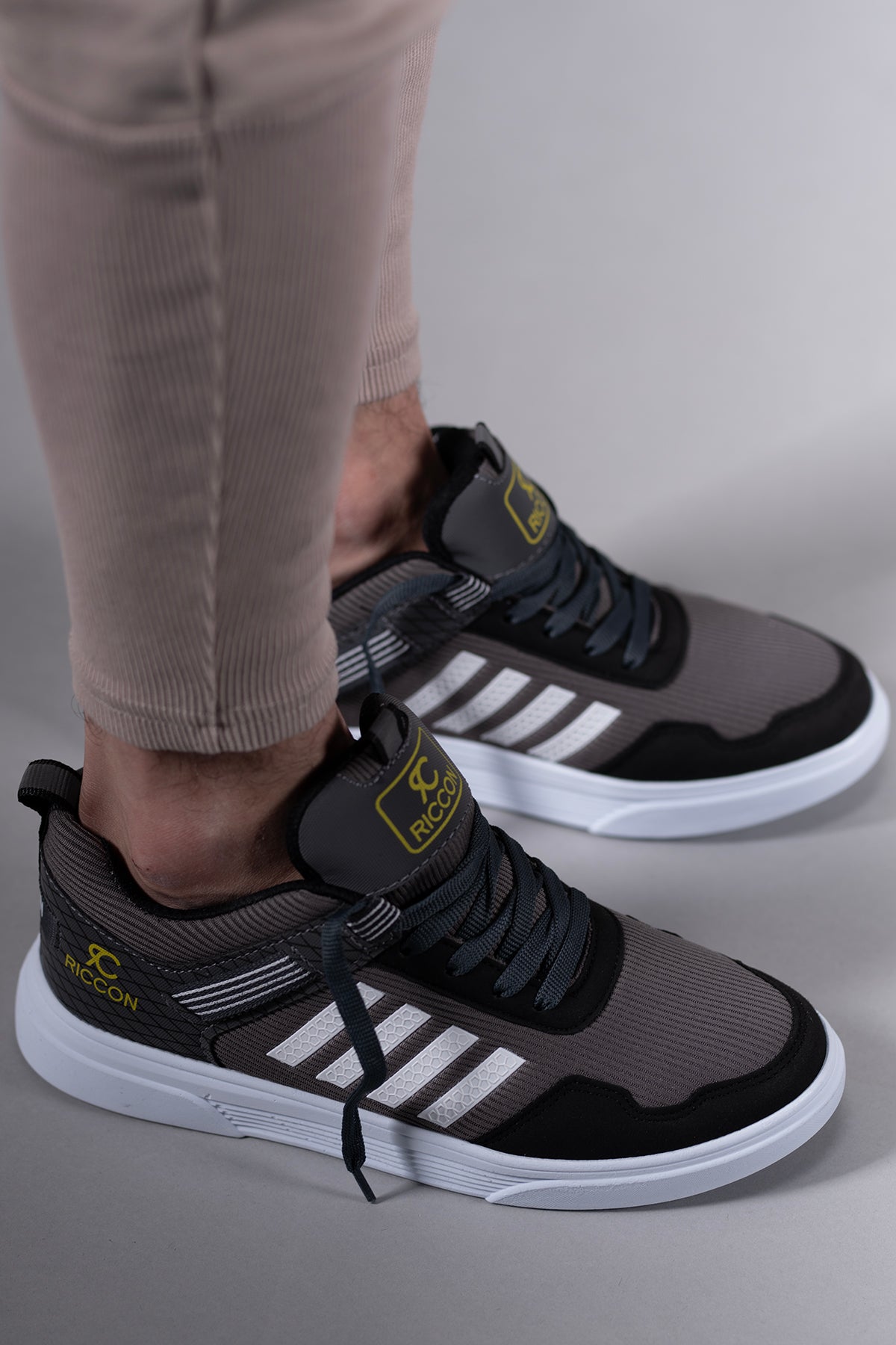 Riccon Erkek Sneaker 001222 Füme Beyaz