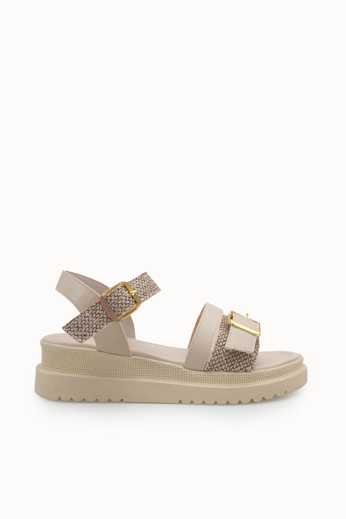 Riccon Kadın Sandalet 0012809 Bej