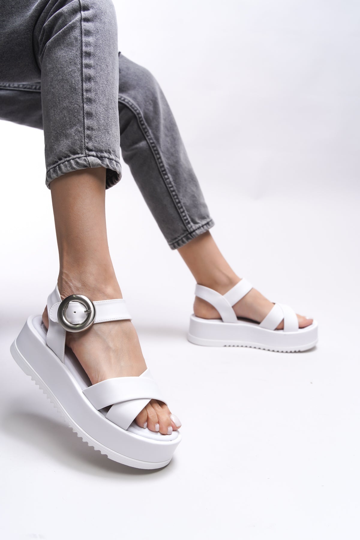 Riccon Clartrana Kadın Sandalet 001274