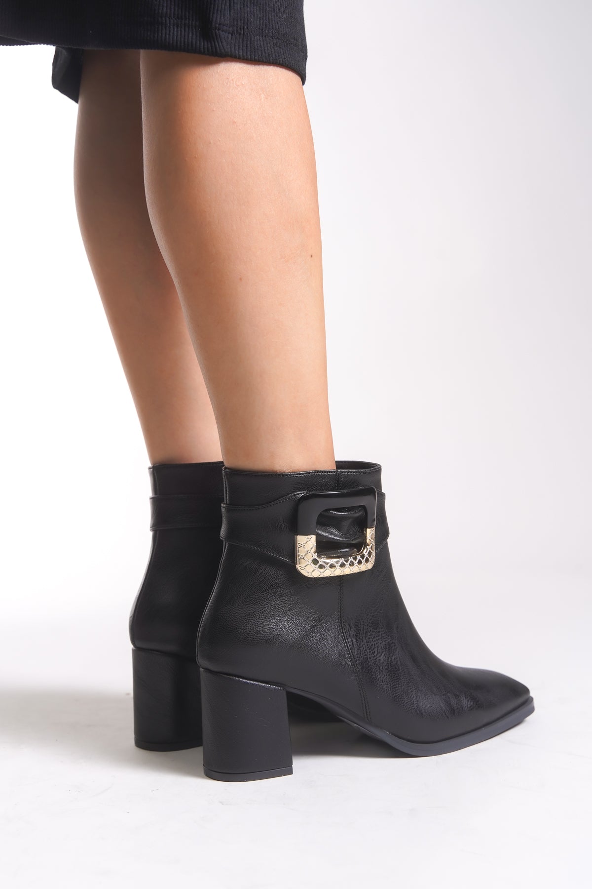 Riccon Kadın Toka Detaylı Topuklu Bot 00121050