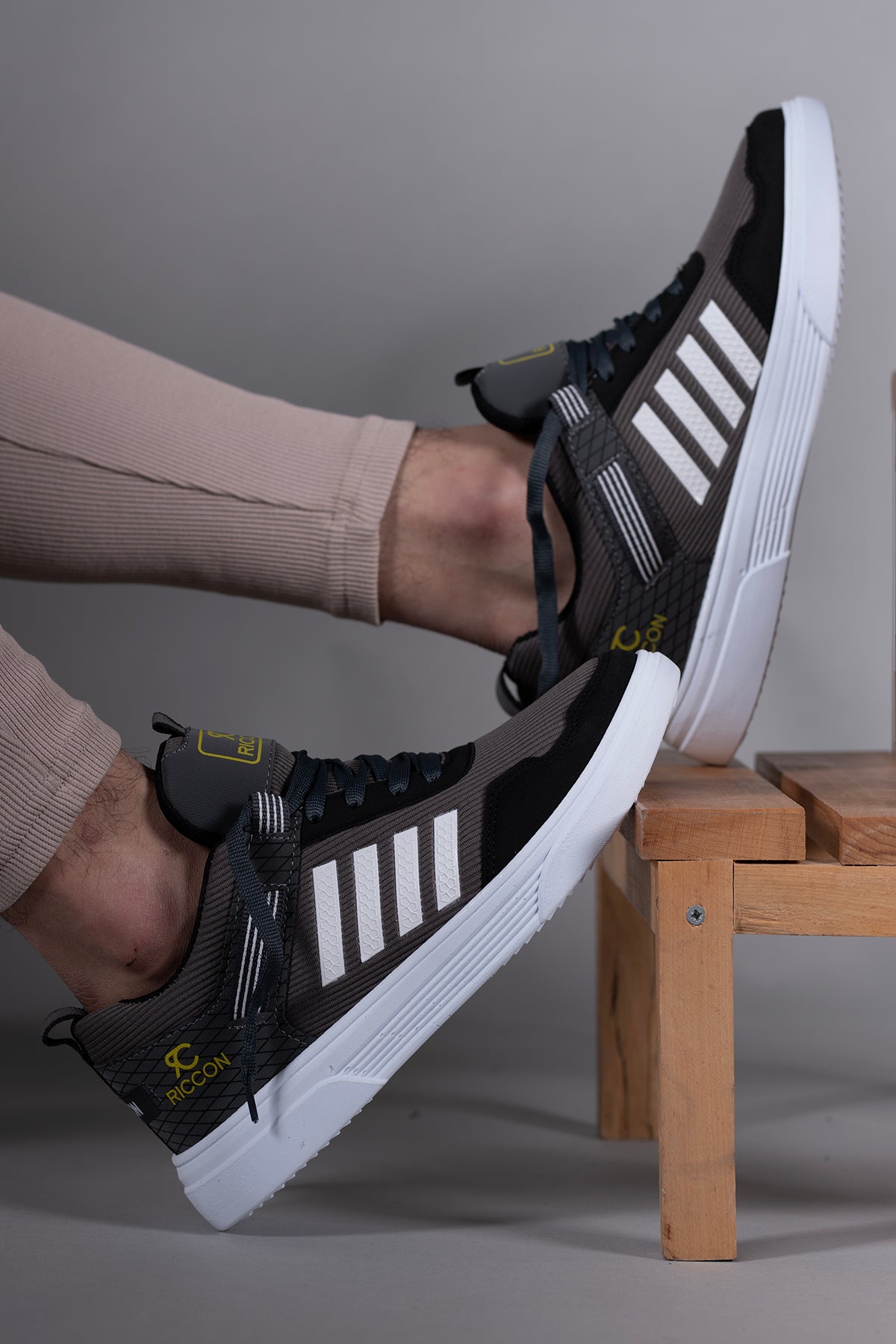 Riccon Erkek Sneaker 001222 Füme Beyaz