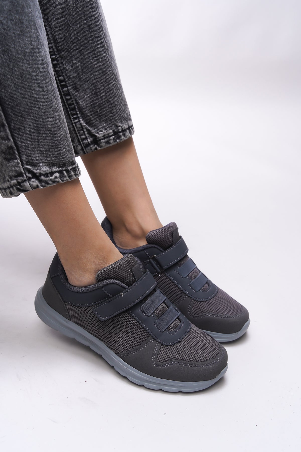 Riccon Aelrathla Kadın Sneaker 0012616 Füme